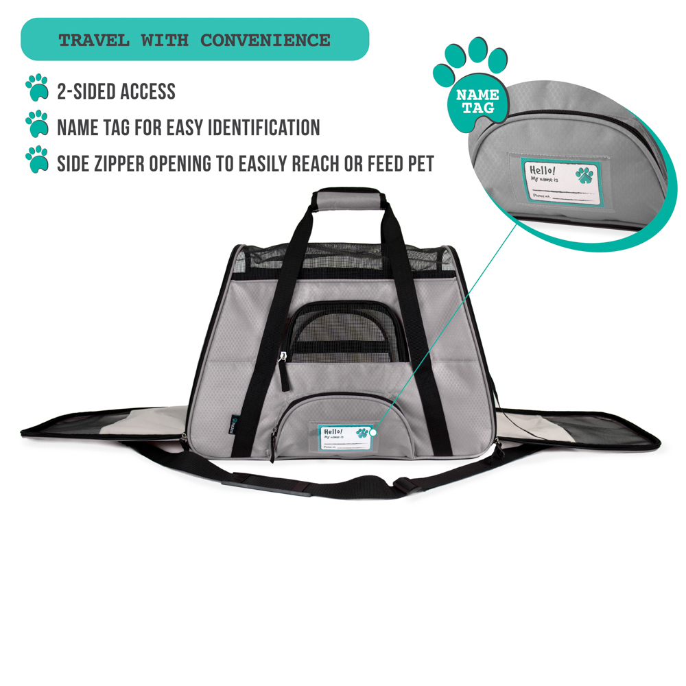 Pet Dog Cat Carrier Bag Soft Sided Comfort Travel Tote Case Airline Approved US - Picture 180 of 215