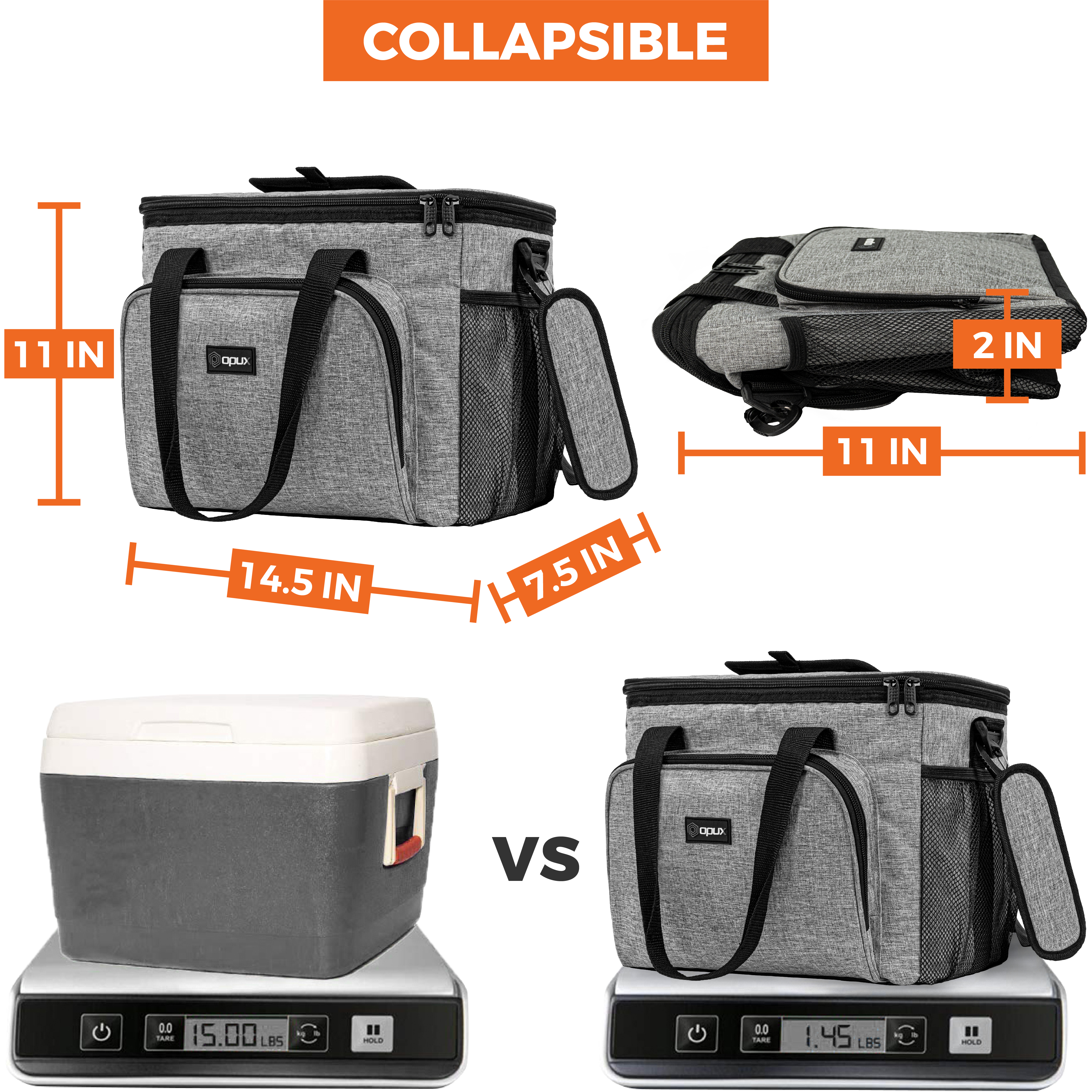 Large Insulated Lunch Bag Mini Cooler for Adults For Travel Women Men Leakproof - Picture 37 of 63