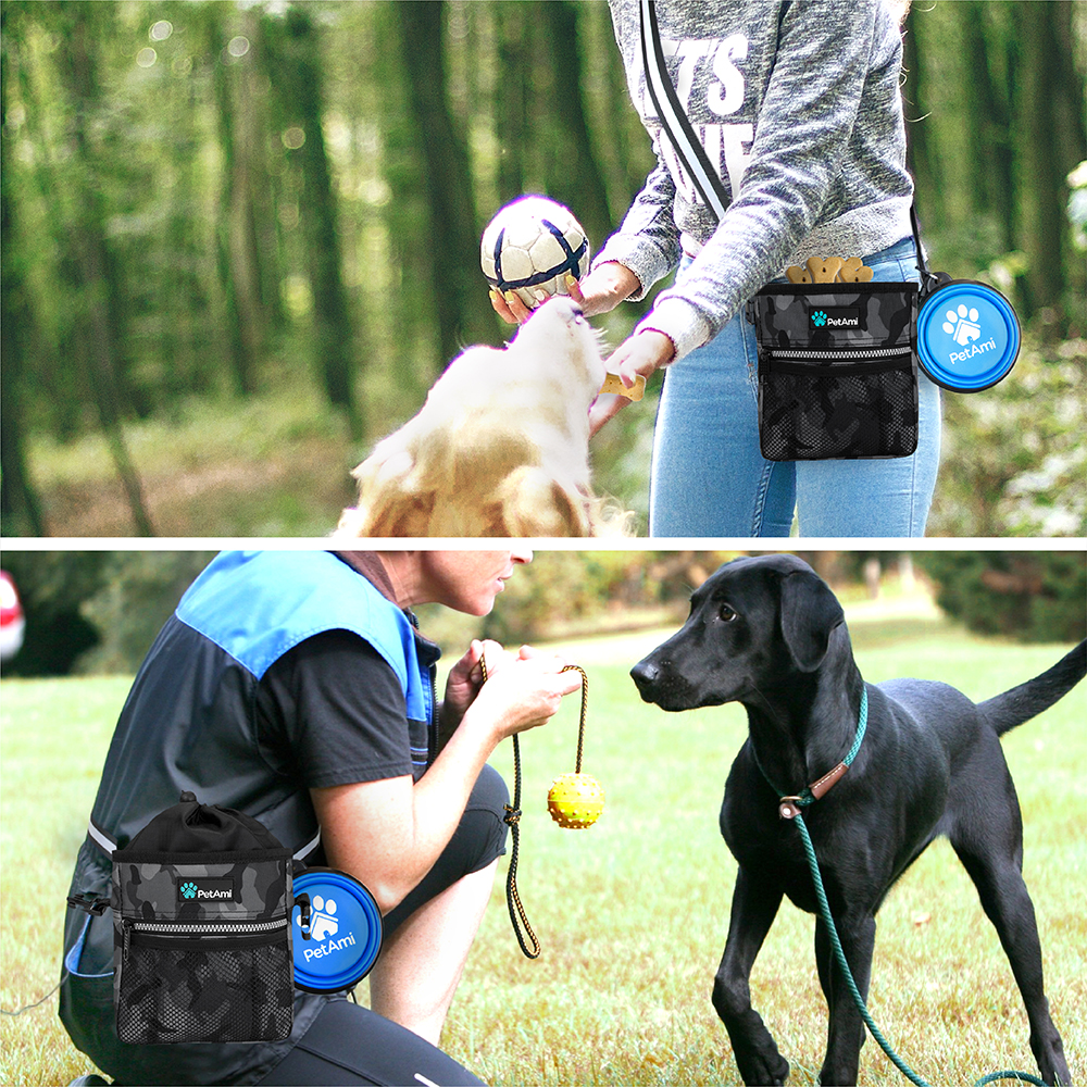 Pet Treat Pouch Training Dog Snack Feed Food Puppy Bait Obedience Waist Belt Bag - Picture 13 of 92