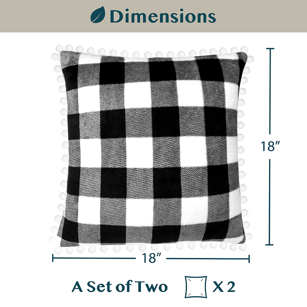 Juego de 2 fundas de almohada de terciopelo suave decoración de sofá - Imagen 33 de 122