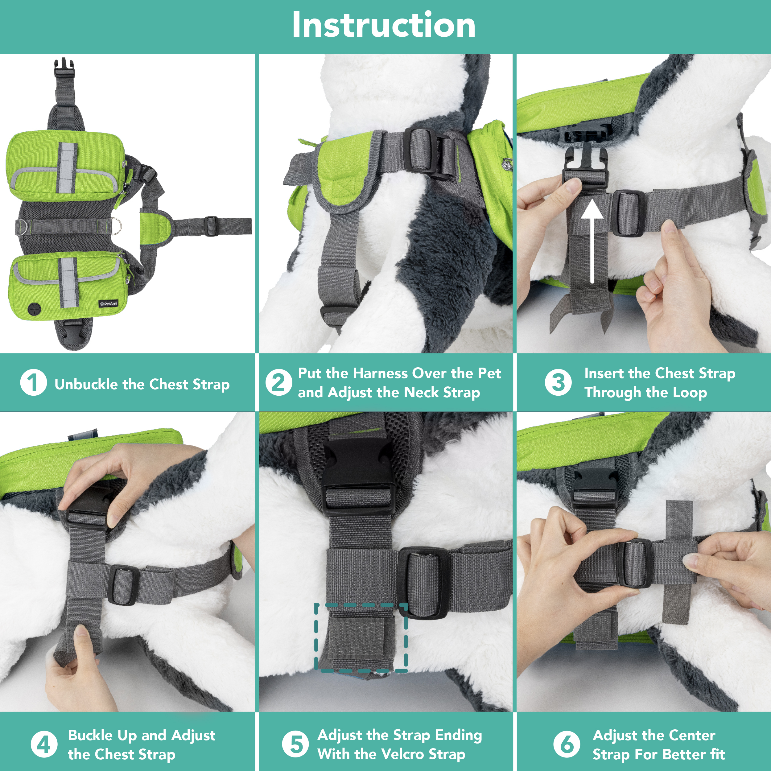 Dog Harness Backpack for Medium Large Dogs Hiking Pet Backpack Saddle Bag Pack Dog Harness Backpack for Medium Large Dogs Hiking Pet Backpack Saddle Bag Pack