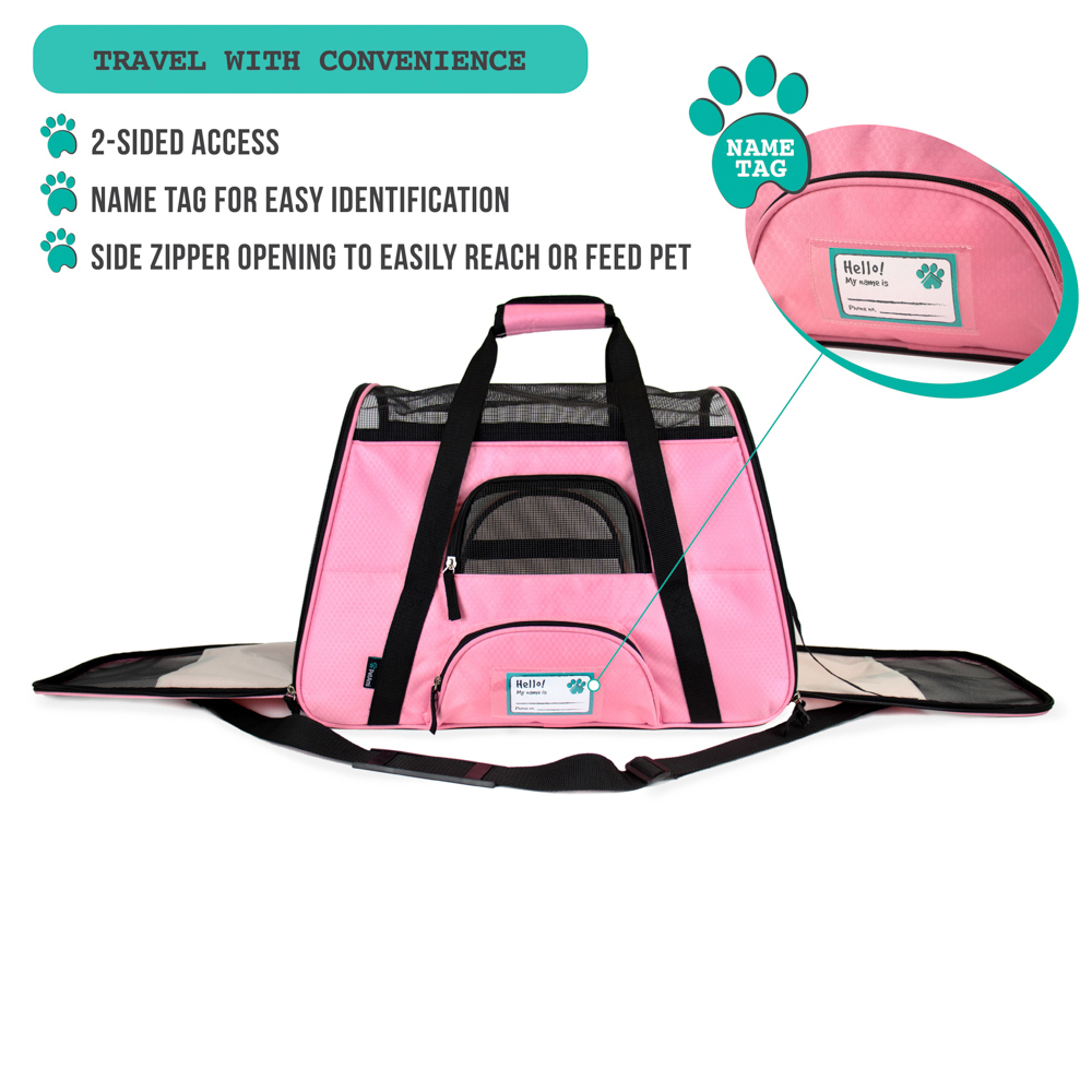 Pet Dog Cat Carrier Bag Soft Sided Comfort Travel Tote Case Airline Approved US - Picture 90 of 215