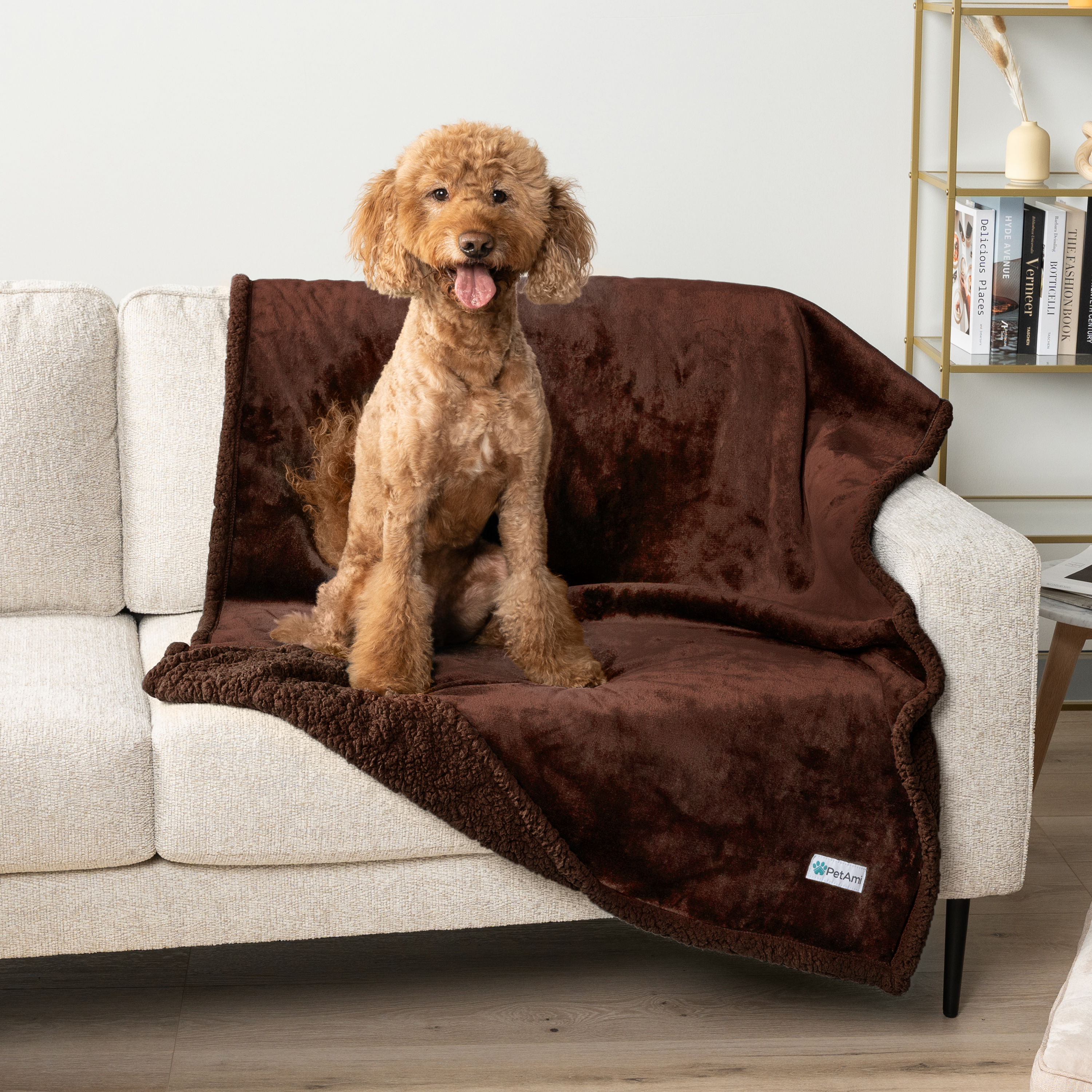 WASSERDICHTE Hundedecke für Haustierbett Couch Möbel Welpe Katze Sherpa Fleece weich - Bild 28 von 146