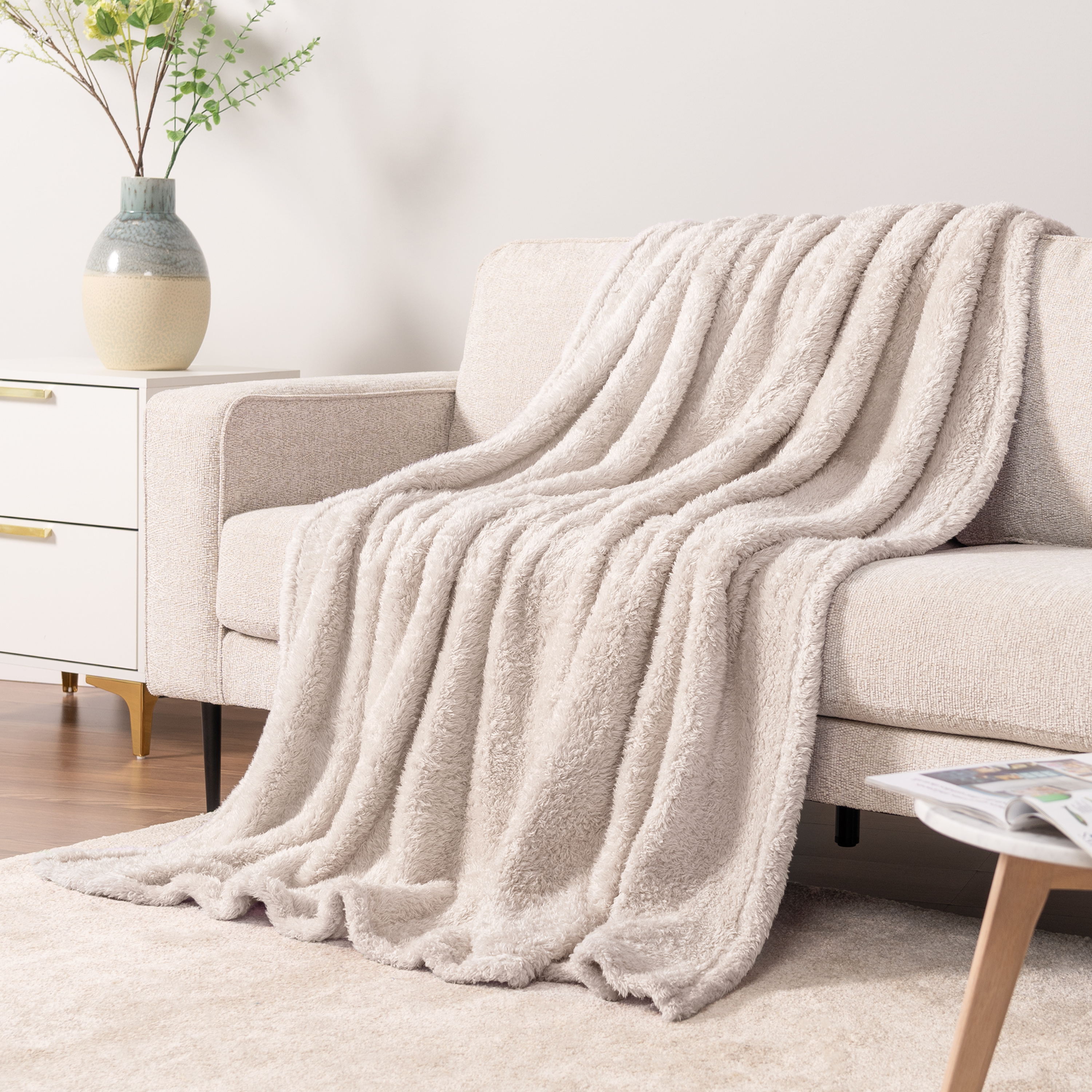 Super Soft Blanket Lightweight Sherpa Fleece Warm Fluffy Throws Couch Sofa Bed - Picture 74 of 169
