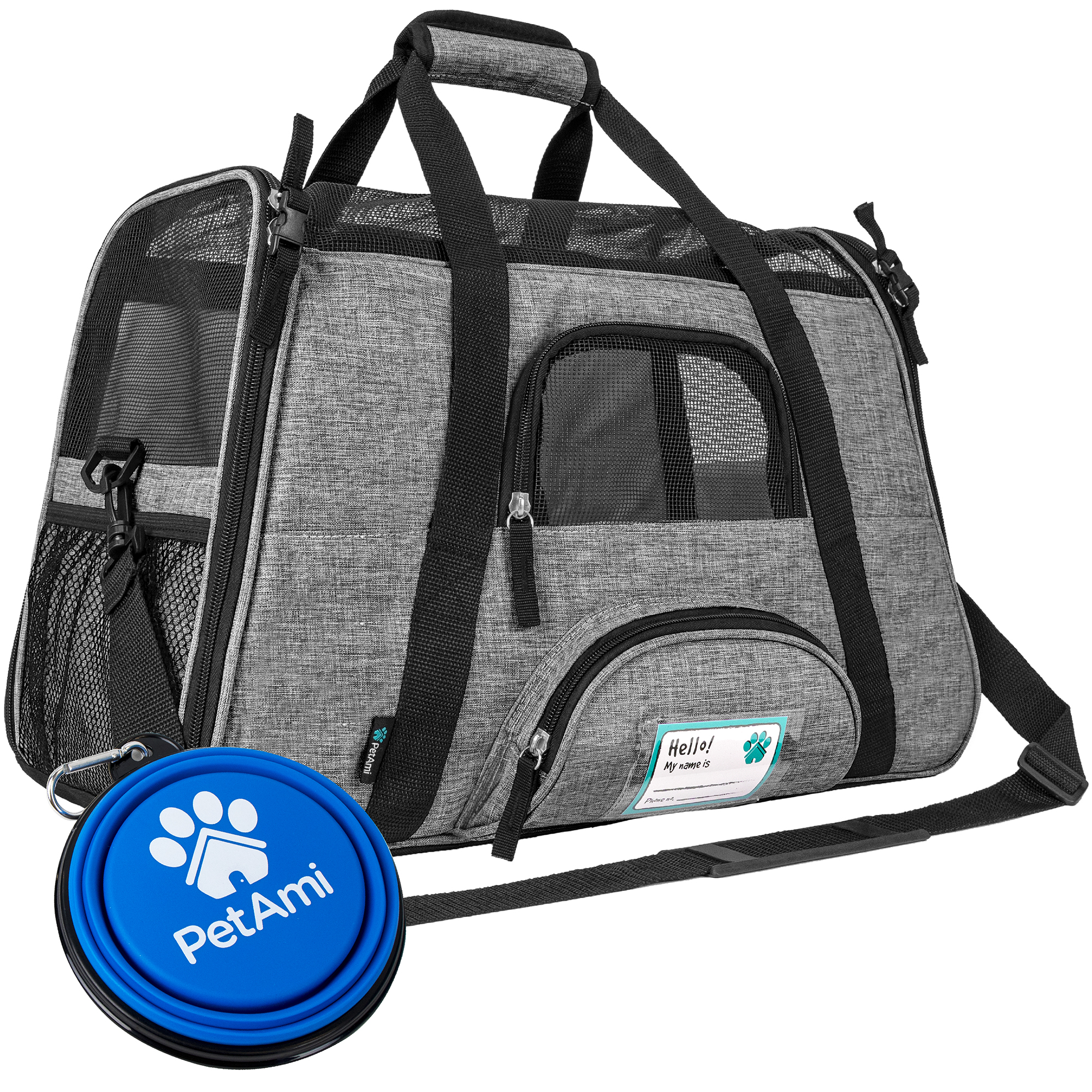 Pet Dog Cat Carrier Bag Soft Sided Comfort Travel Tote Case Airline Approved US - Picture 50 of 165