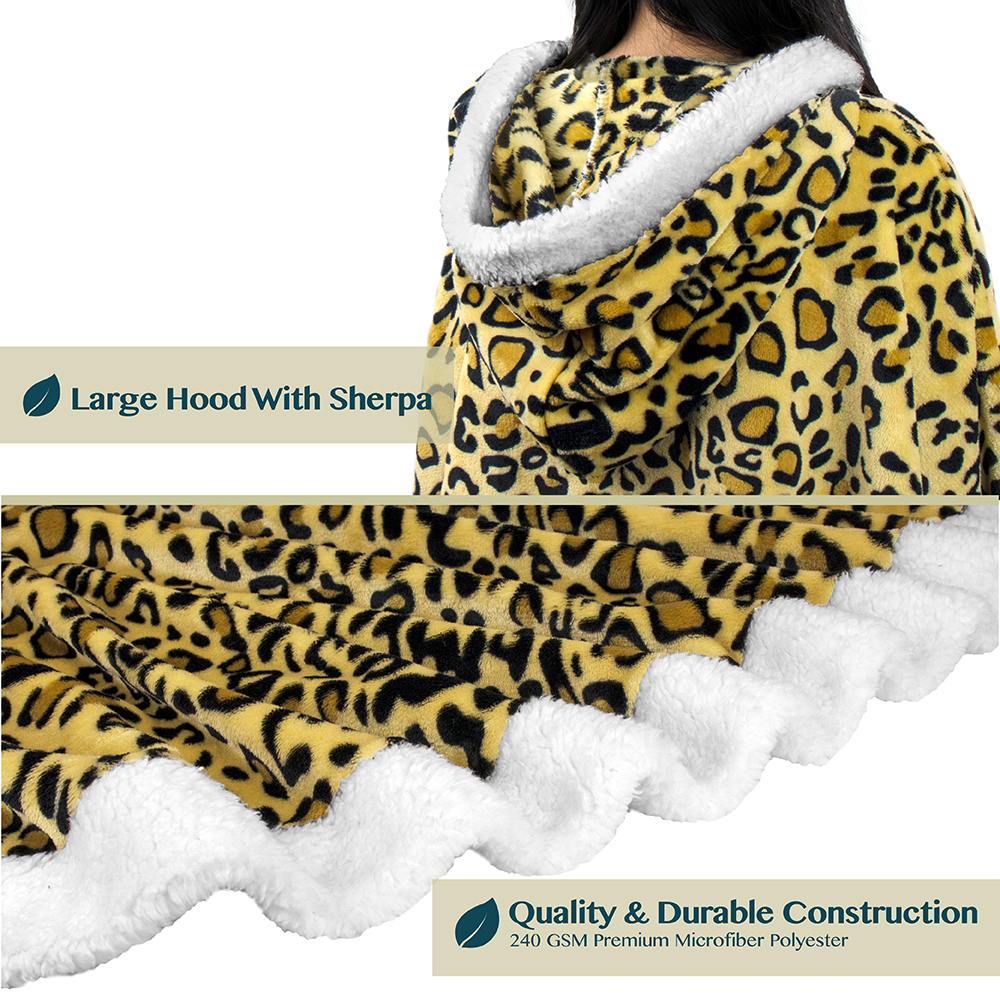 Manta portátil con capucha Angel Wrap para mujer acogedora poncho envolvente capucha tiro para adulto - Imagen 61 de 184