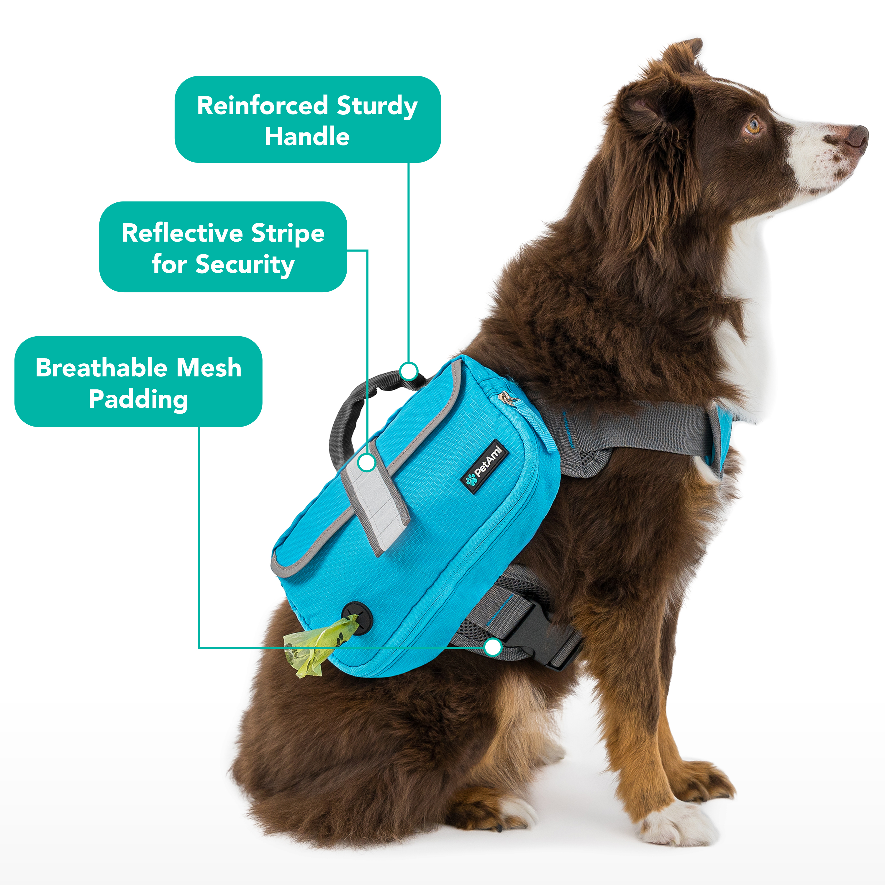 Dog Harness Backpack for Medium Large Dogs Hiking Pet Backpack Saddle Bag Pack Dog Harness Backpack for Medium Large Dogs Hiking Pet Backpack Saddle Bag Pack