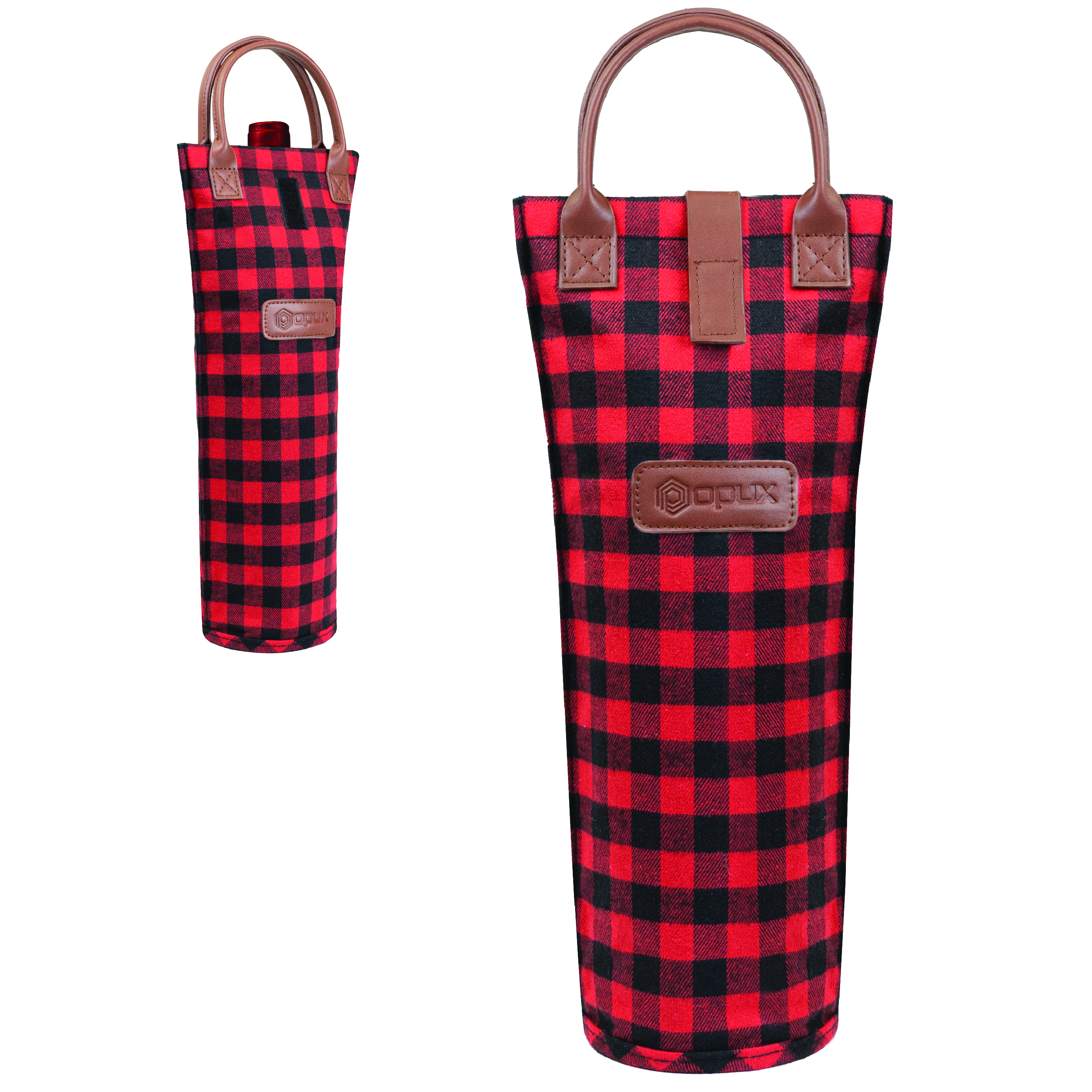 Wine Carrier Bag Insulated Single Bottle Cooler Protection Carrying Tote Travel