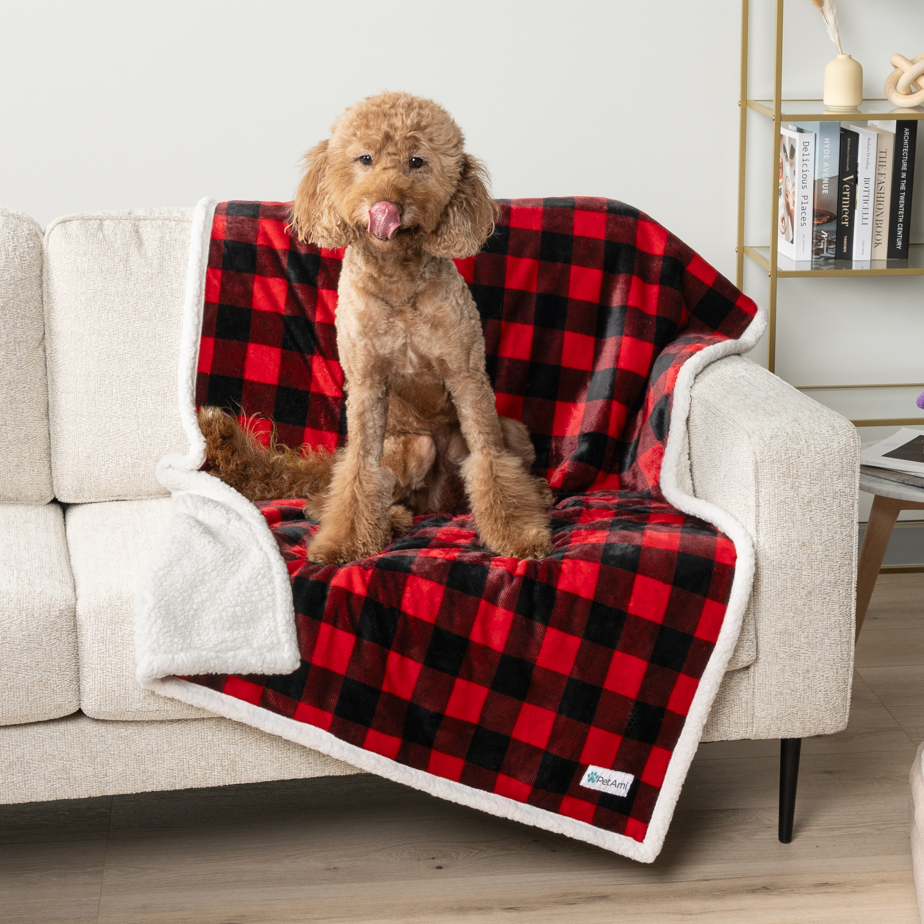 WASSERDICHTE Hundedecke für Haustierbett Couch Möbel Welpe Katze Sherpa Fleece weich - Bild 46 von 146