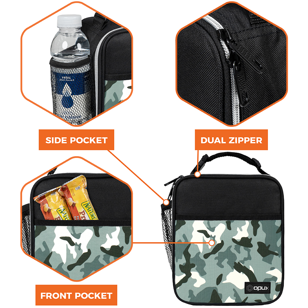 Insulated Lunch Bag Adult Small Lunch Box For Kids Work Office School Men Women