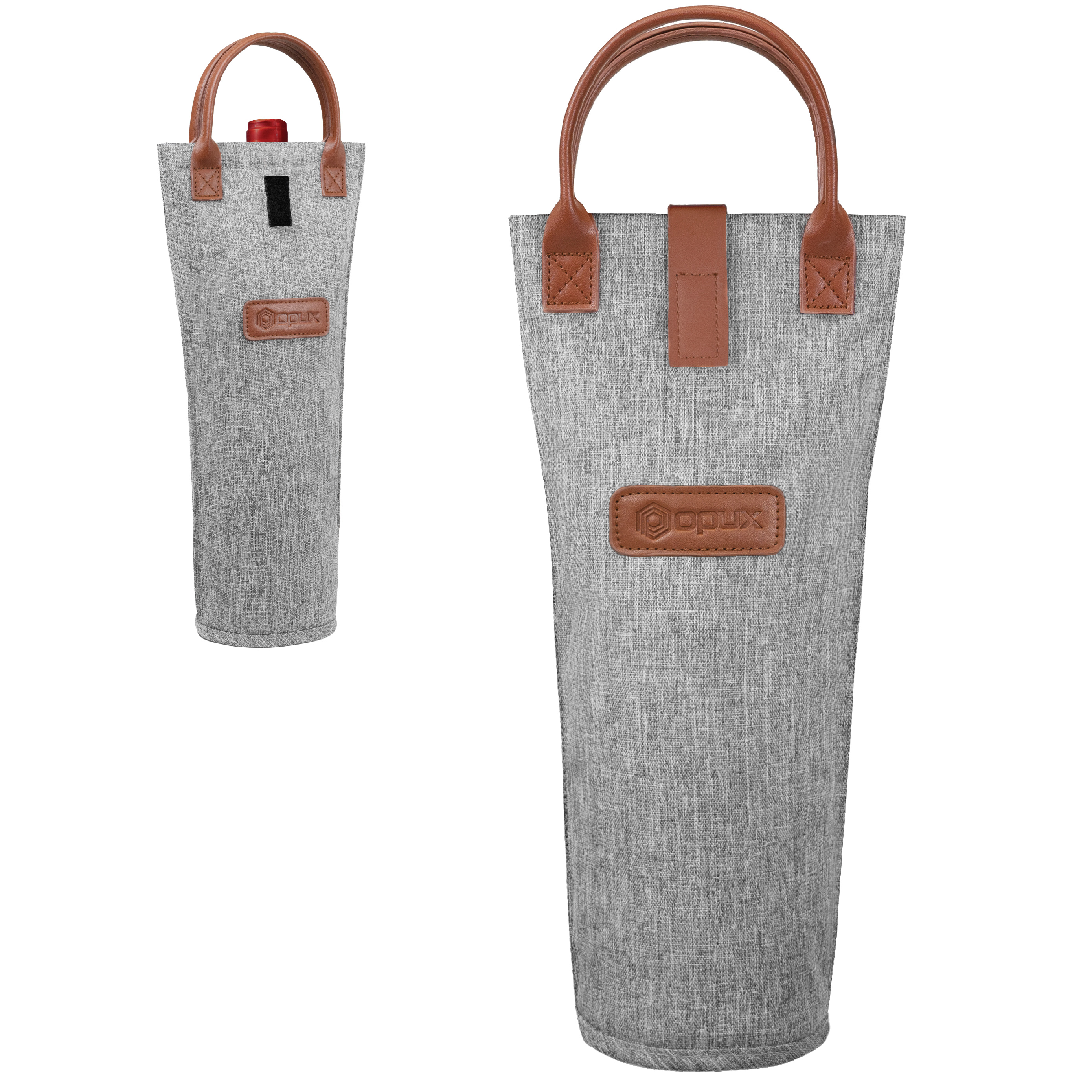 Wine Carrier Bag Insulated Single Bottle Cooler Protection Carrying Tote Travel