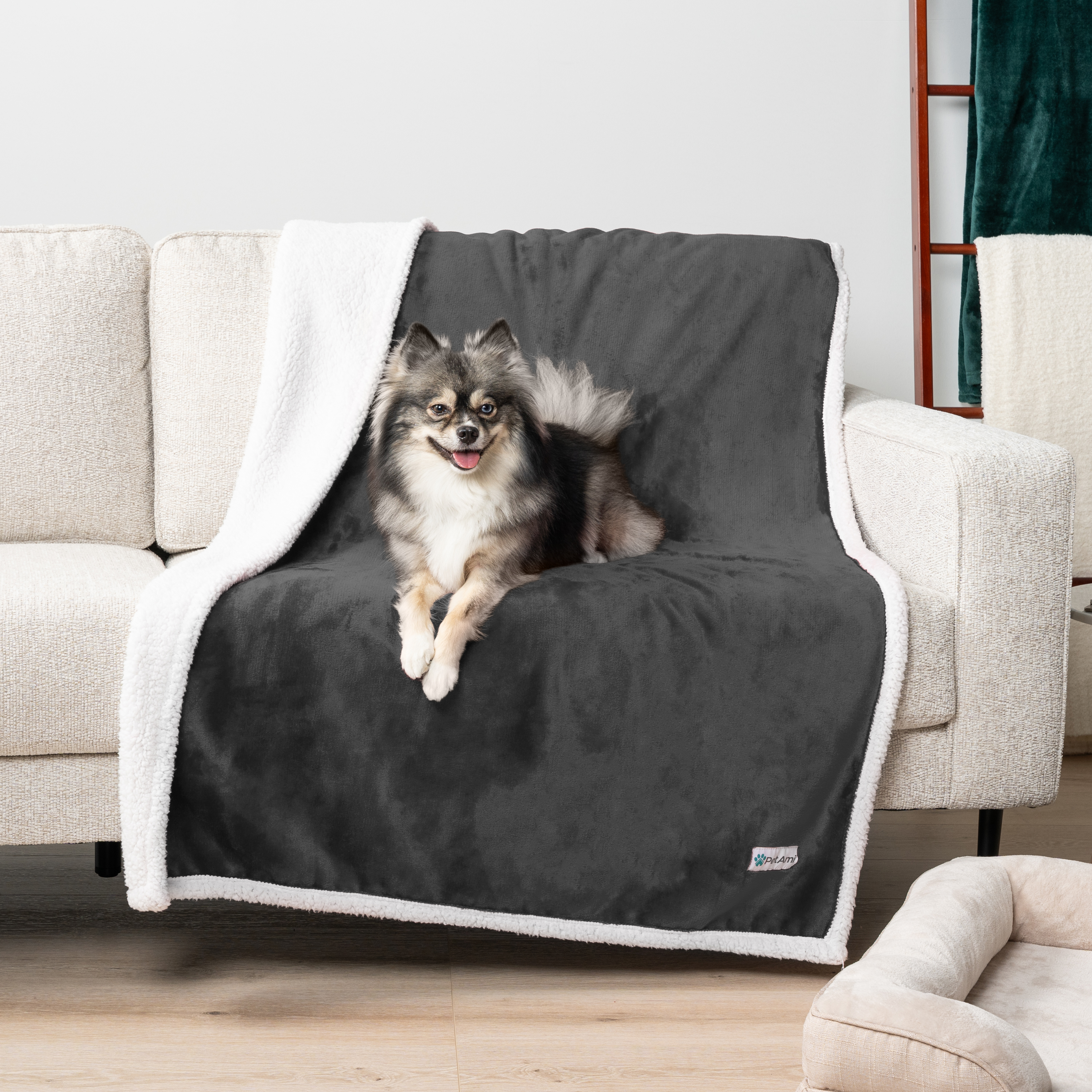WASSERDICHTE Hundedecke für Haustierbett Couch Möbel Welpe Katze Sherpa Fleece weich - Bild 43 von 146