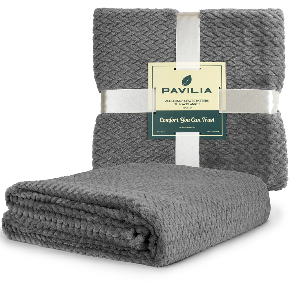 Soft Blanket Fleece Jacquard Pattern Lightweight Silk Throw Couch Sofa Bed Cozy - Picture 8 of 67