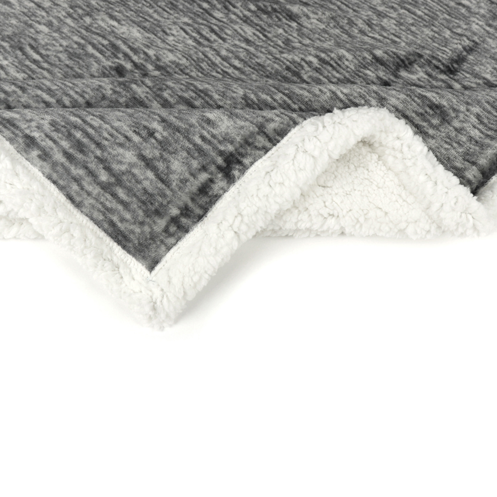 Sherpa Flannel Fleece Reversible Blanket Plush Soft Throw for Bed Couch Sofa - Picture 7 of 59