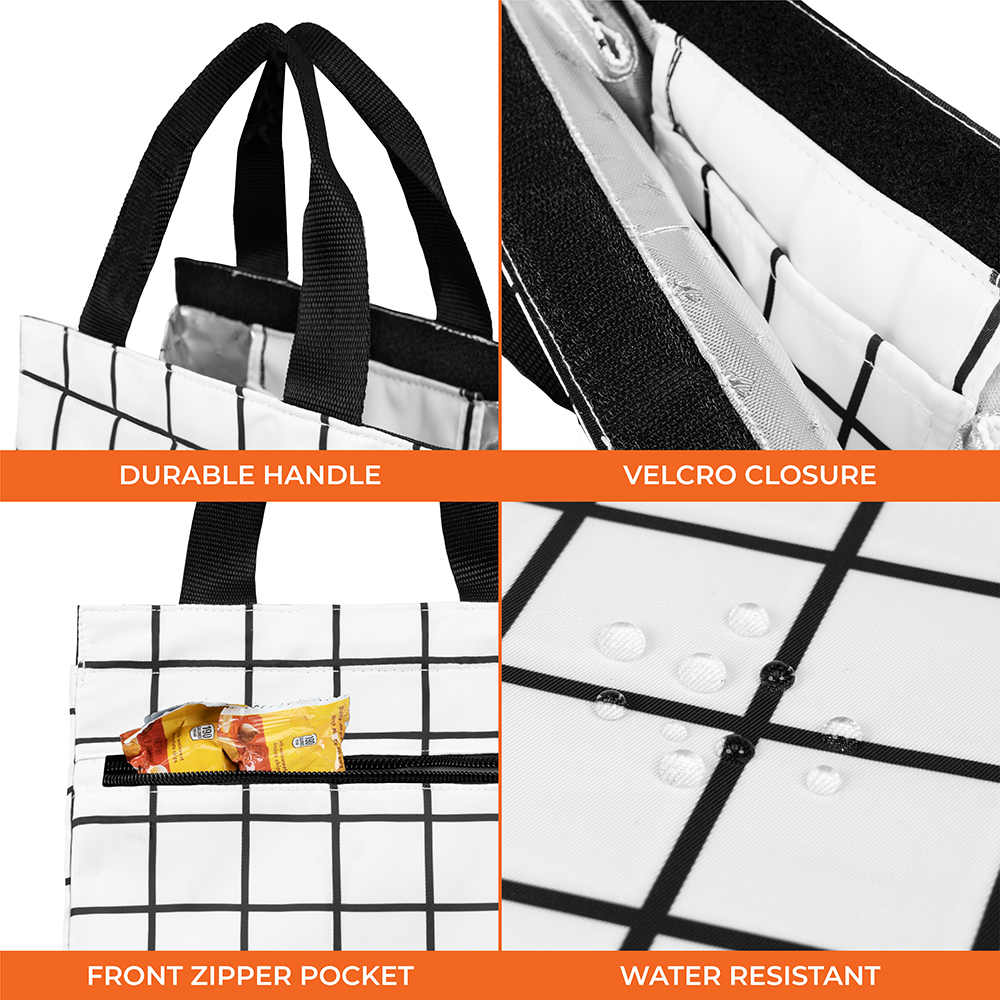 Insulated Lunch Bag Adult Lunch Box for Work School Men Women Kids Leakproof - Picture 54 of 57