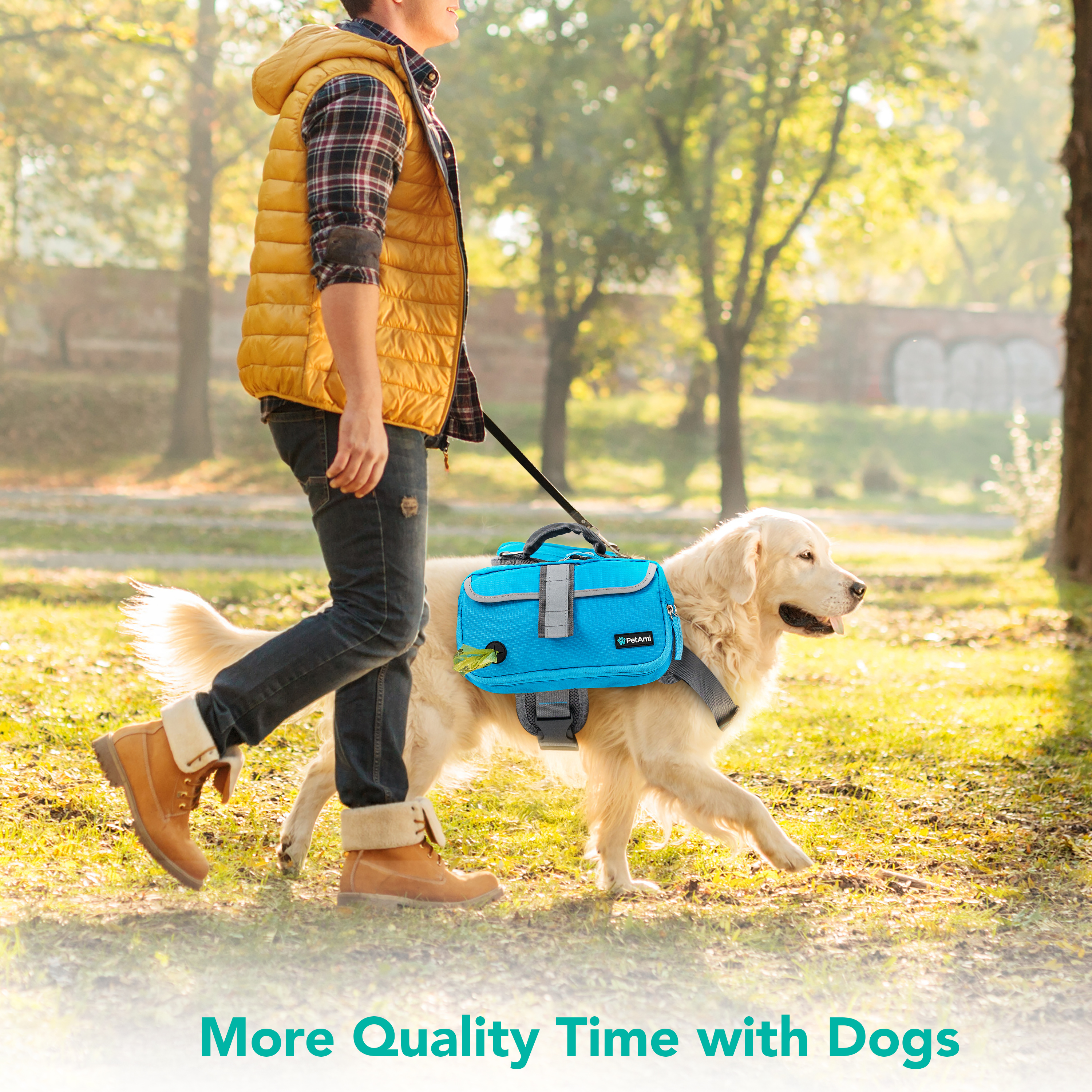 Dog Harness Backpack for Medium Large Dogs Hiking Pet Backpack Saddle Bag Pack Dog Harness Backpack for Medium Large Dogs Hiking Pet Backpack Saddle Bag Pack