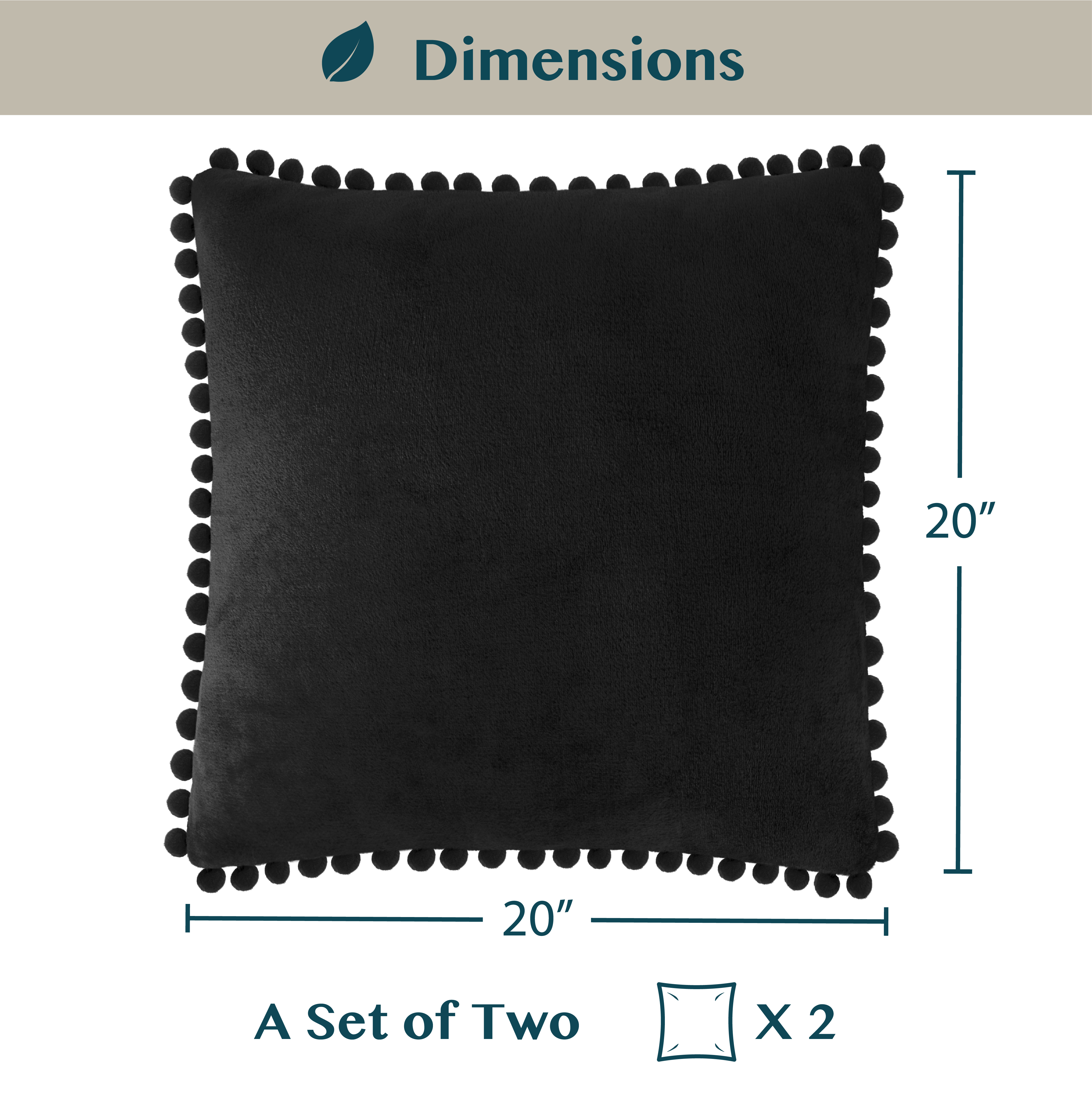 Juego de 2 fundas de almohada de terciopelo suave decoración de sofá - Imagen 9 de 122