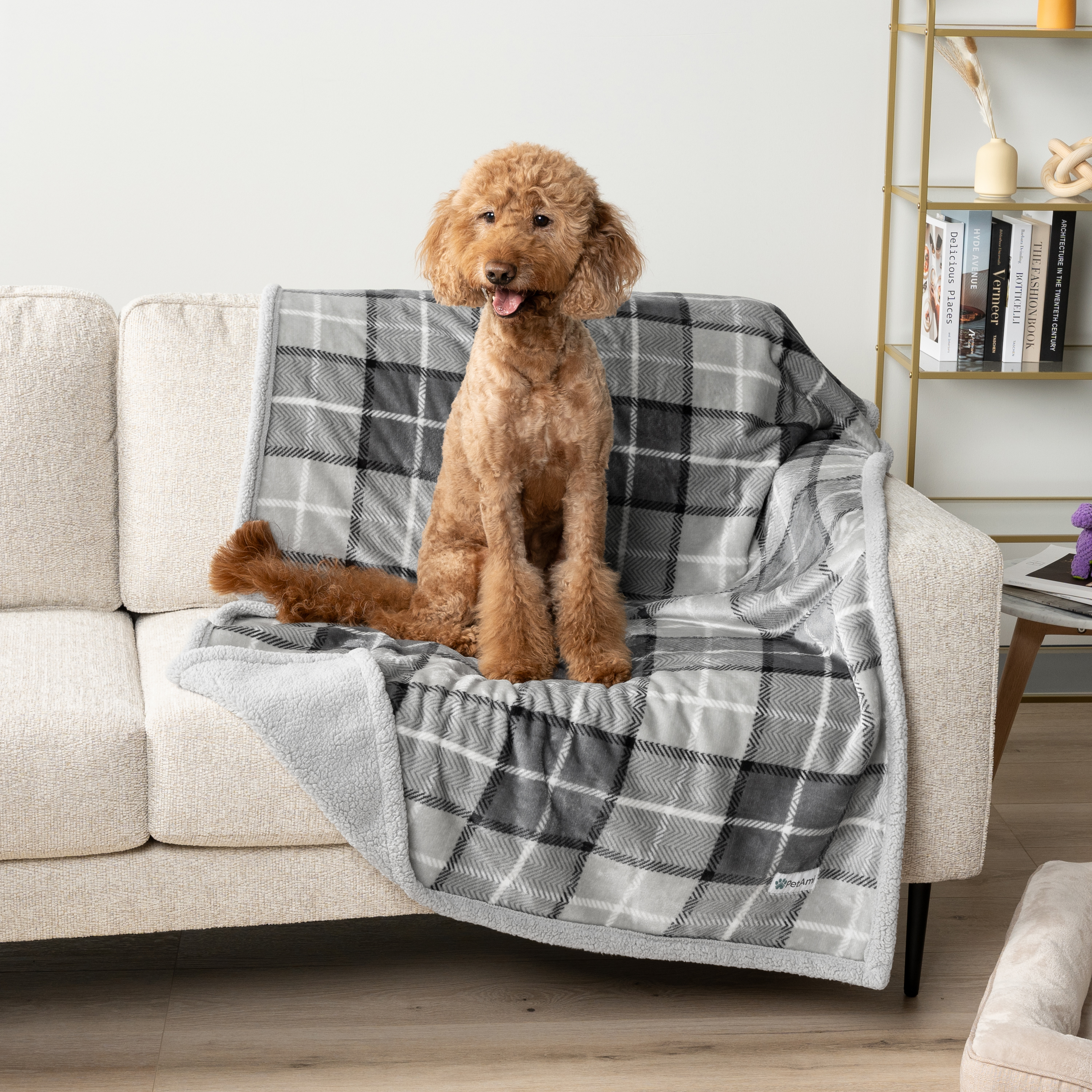 WASSERDICHTE Hundedecke für Haustierbett Couch Möbel Welpe Katze Sherpa Fleece weich - Bild 93 von 146