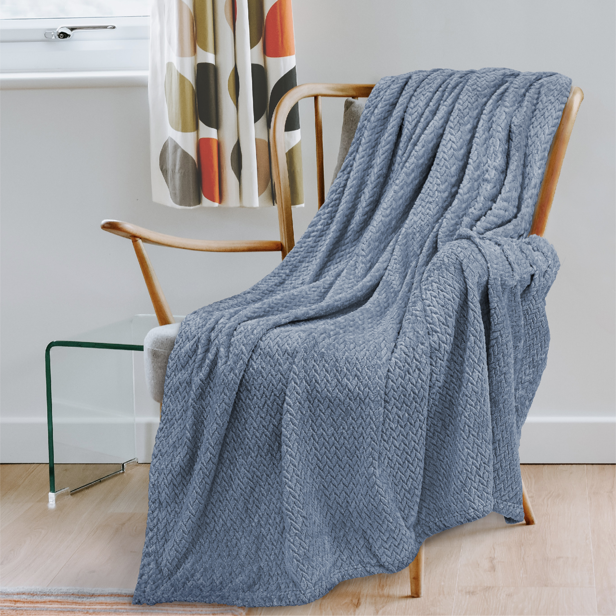 Super Soft Fleece Throw Blanket for Couch Sofa Bed Chair Lightweight Microfiber - Picture 112 of 139