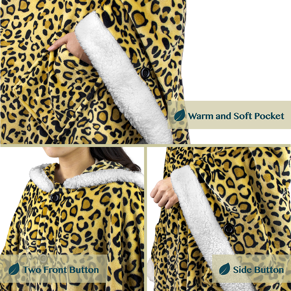 Manta portátil con capucha Angel Wrap para mujer acogedora poncho envolvente capucha tiro para adulto - Imagen 62 de 184