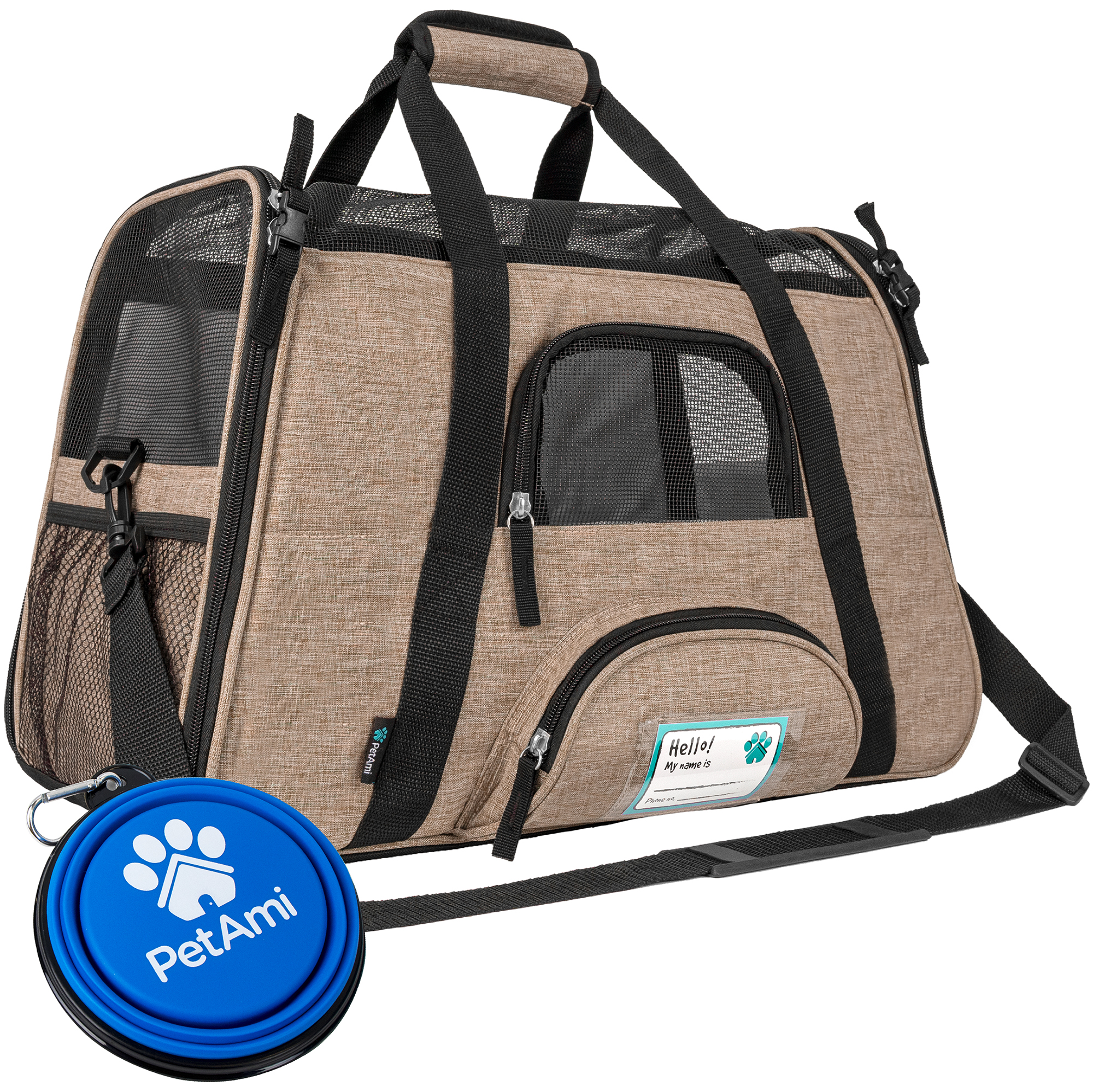 Pet Dog Cat Carrier Bag Soft Sided Comfort Travel Tote Case Airline Approved US - Picture 94 of 165