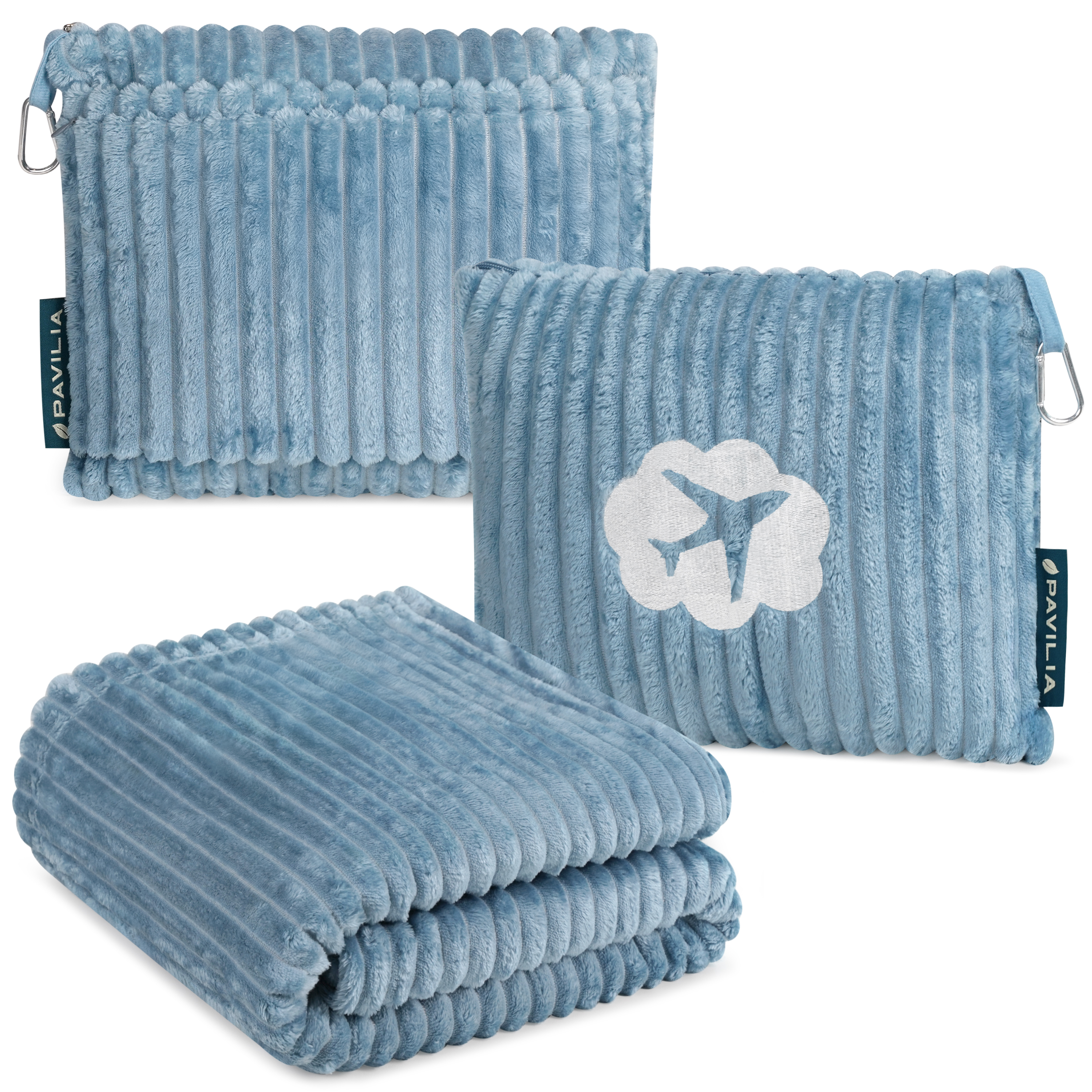 Travel Blanket Pillow for Plane Car Flight Airplane Neck Pillow Soft Lightweight