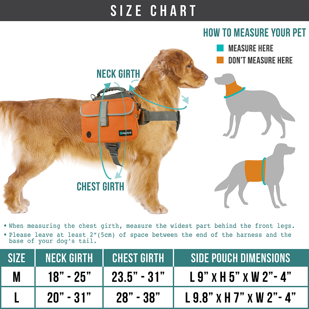 Dog Backpack Harness For Hiking Traveling Camping Training Bag Vest Saddle Bag - Picture 26 of 43