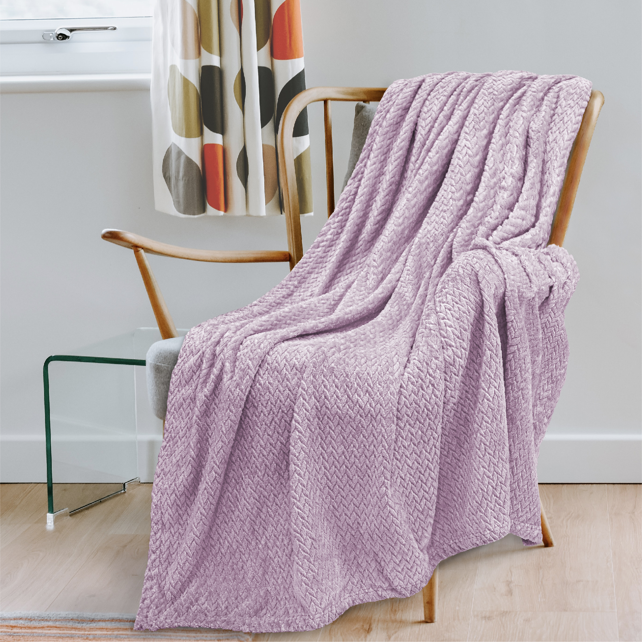 Super Soft Fleece Throw Blanket for Couch Sofa Bed Chair Lightweight Microfiber - Picture 40 of 139