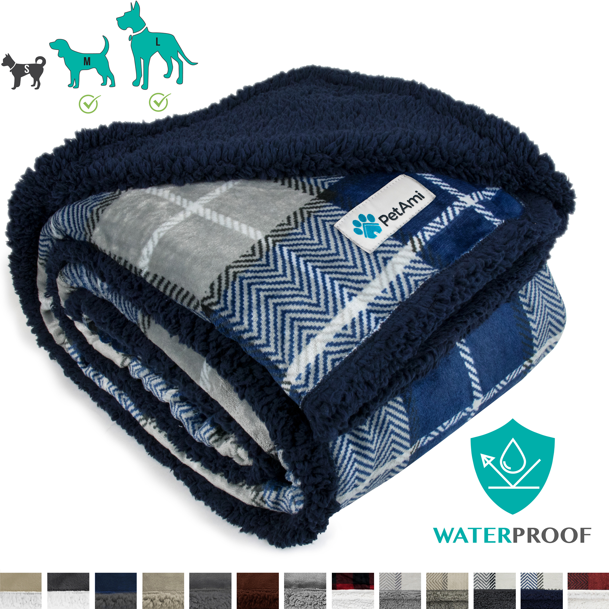 IMPERMEABLE Manta Perro Mascota Tiro para Sofá Proteger Muebles S M L Perro Gato Cachorro - Imagen 104 de 180