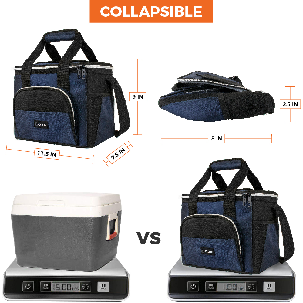 Insulated Lunch Bag for Men Women Large Leakproof Lunch Tote Cooler Work Picnic - Picture 44 of 47