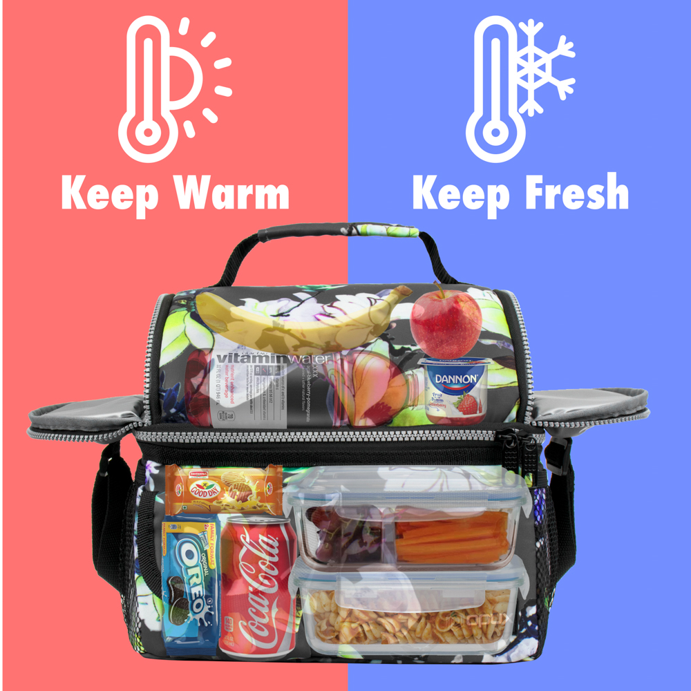 Insulated Lunch Bag Adult Lunch Box for Work School Men Women Kids Leakproof - Picture 17 of 79