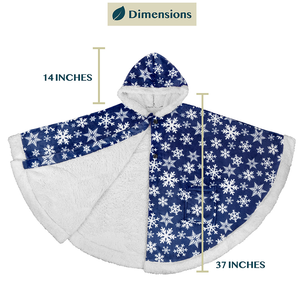 Manta portátil con capucha Angel Wrap para mujer acogedora poncho envolvente capucha tiro para adulto - Imagen 157 de 184