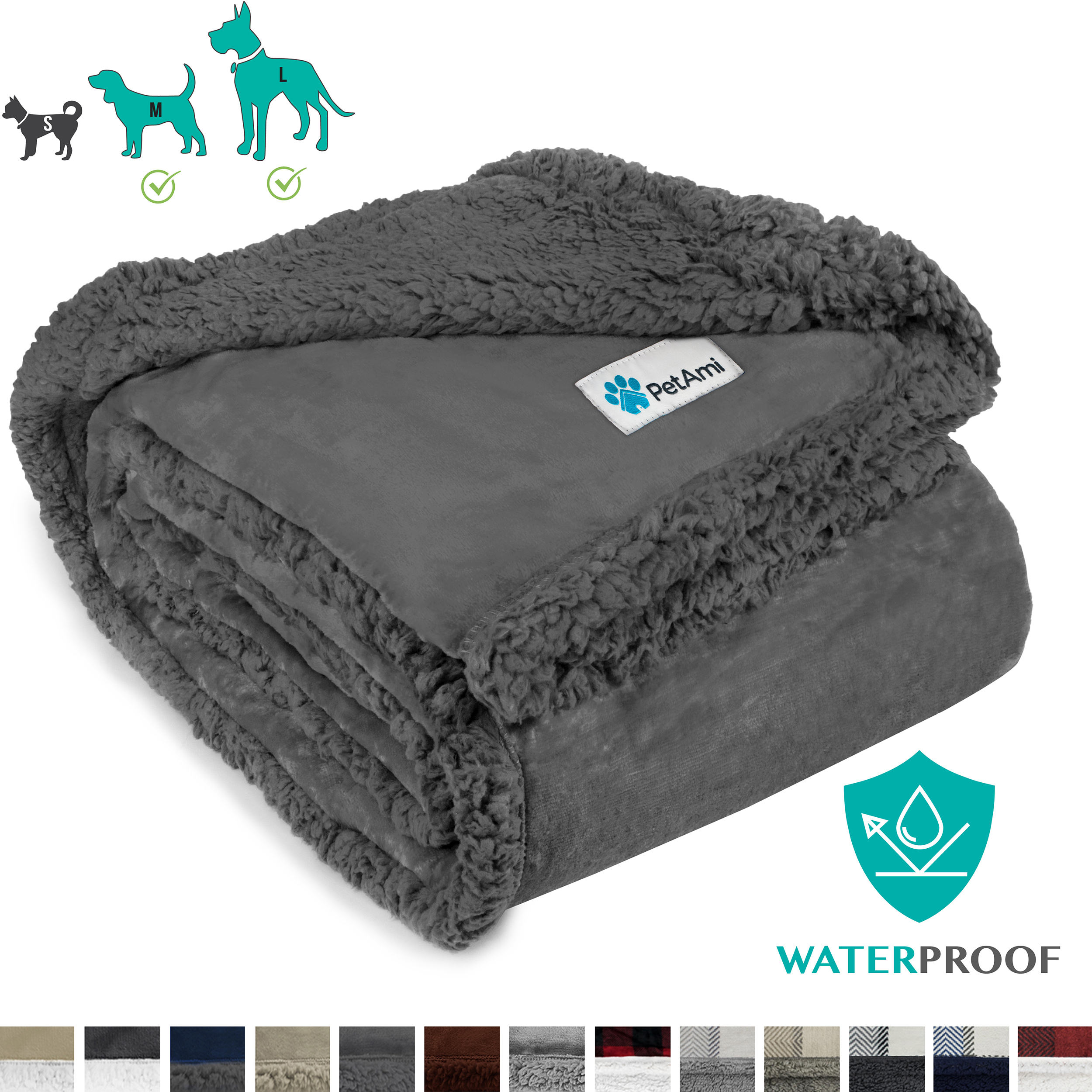 IMPERMEABLE Manta Perro Mascota Tiro para Sofá Proteger Muebles S M L Perro Gato Cachorro - Imagen 55 de 180