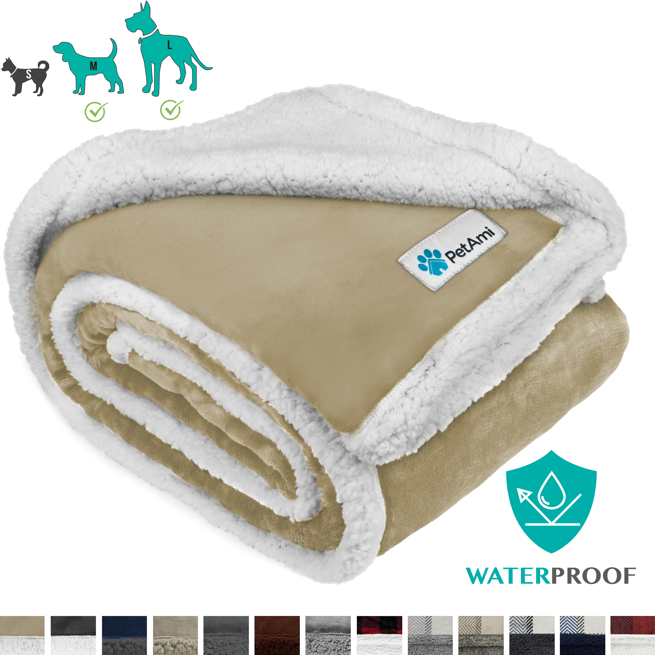 IMPERMEABLE Manta Perro Mascota Tiro para Sofá Proteger Muebles S M L Perro Gato Cachorro - Imagen 163 de 180