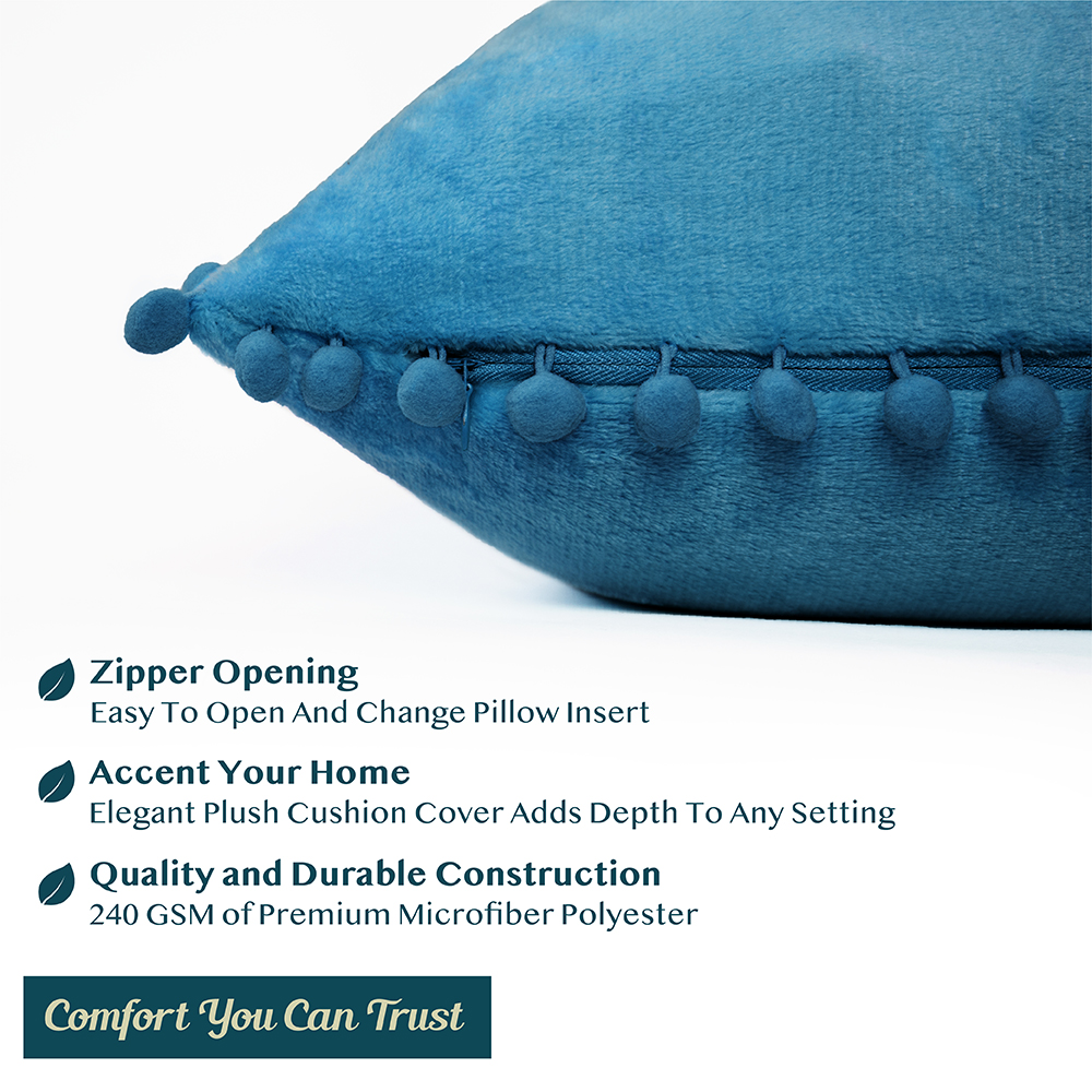 Juego de 2 fundas de almohada de terciopelo suave decoración de sofá - Imagen 87 de 122