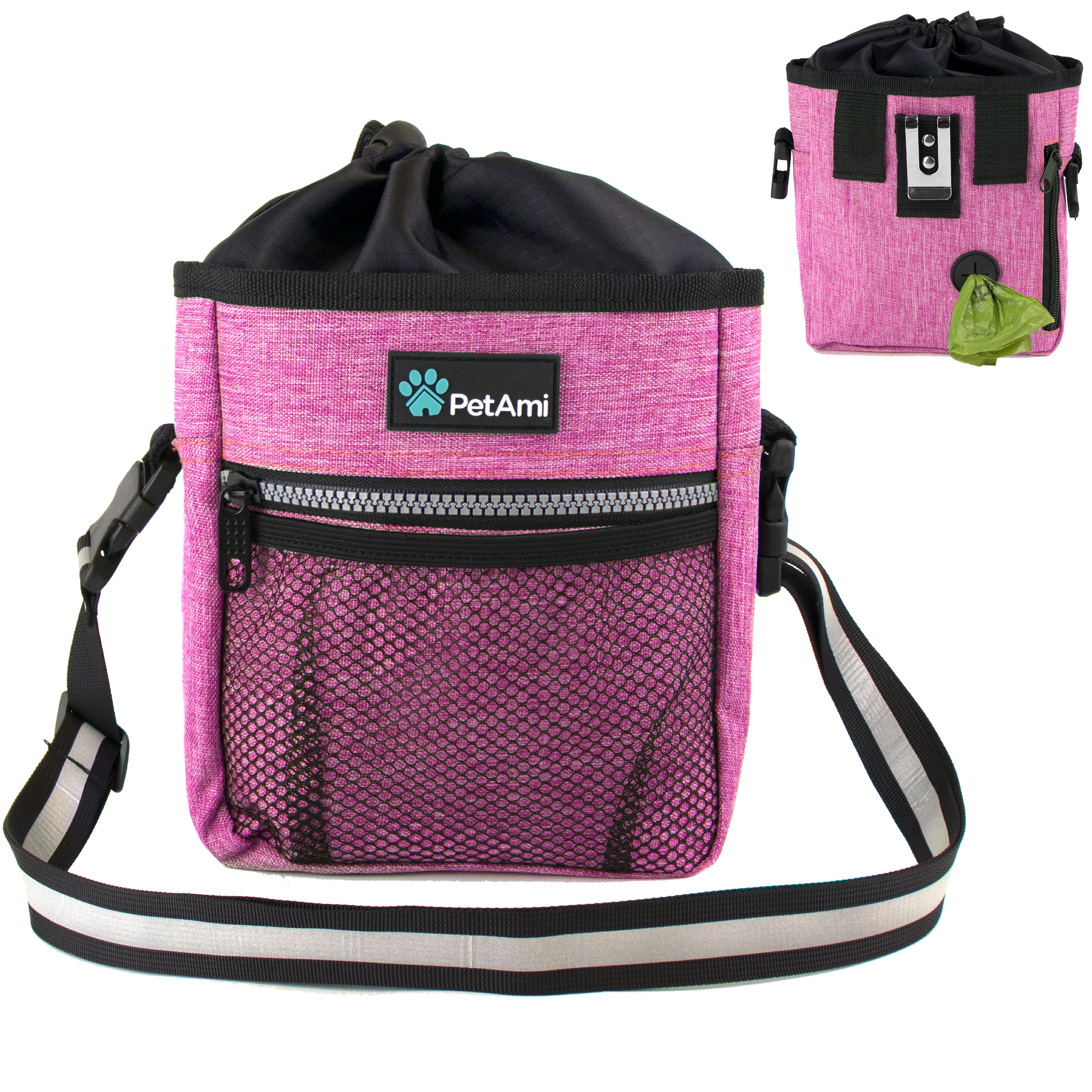 Pet Treat Pouch Training Dog Snack Feed Food Puppy Bait Obedience Waist Belt Bag - Picture 65 of 92