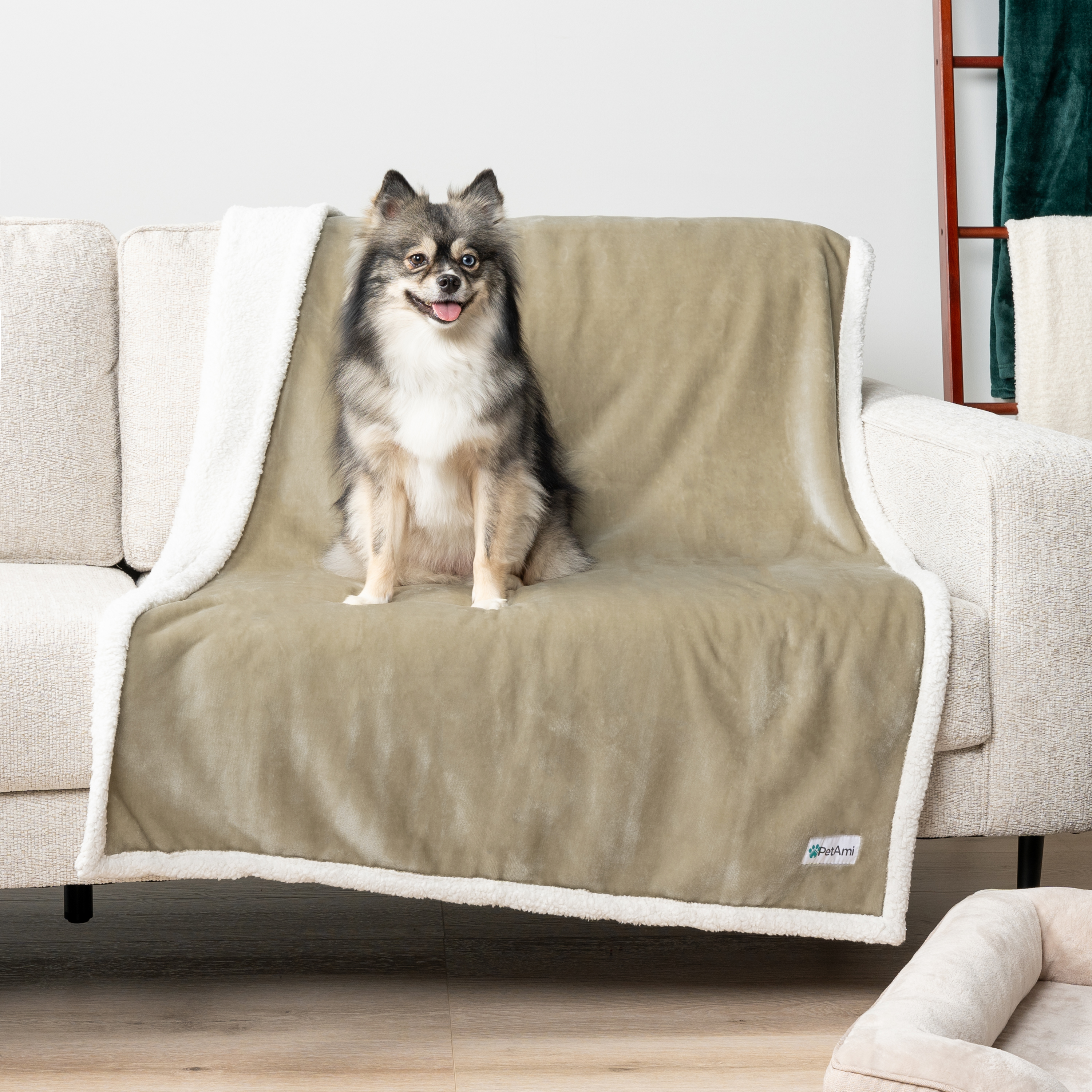 WASSERDICHTE Hundedecke für Haustierbett Couch Möbel Welpe Katze Sherpa Fleece weich - Bild 127 von 146