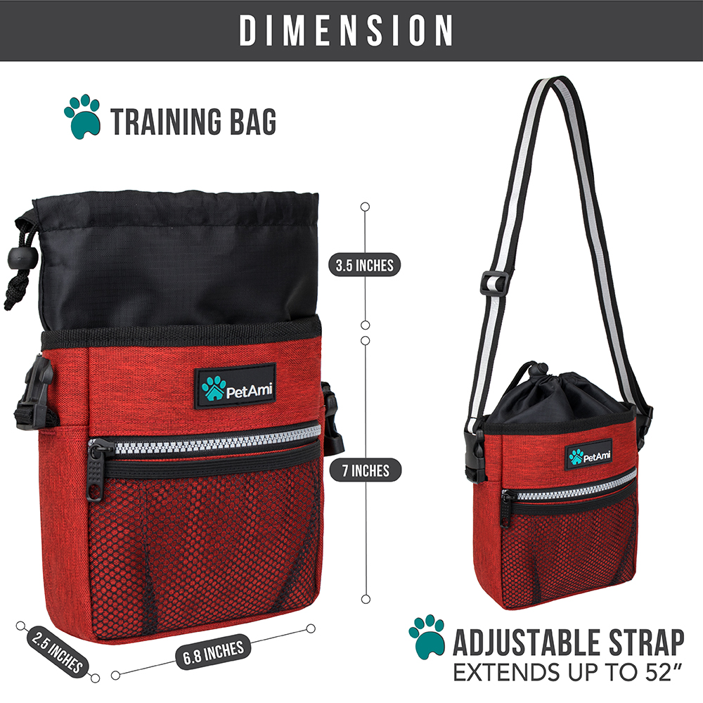 Pet Treat Pouch Training Dog Snack Feed Food Puppy Bait Obedience Waist Belt Bag - Picture 84 of 92