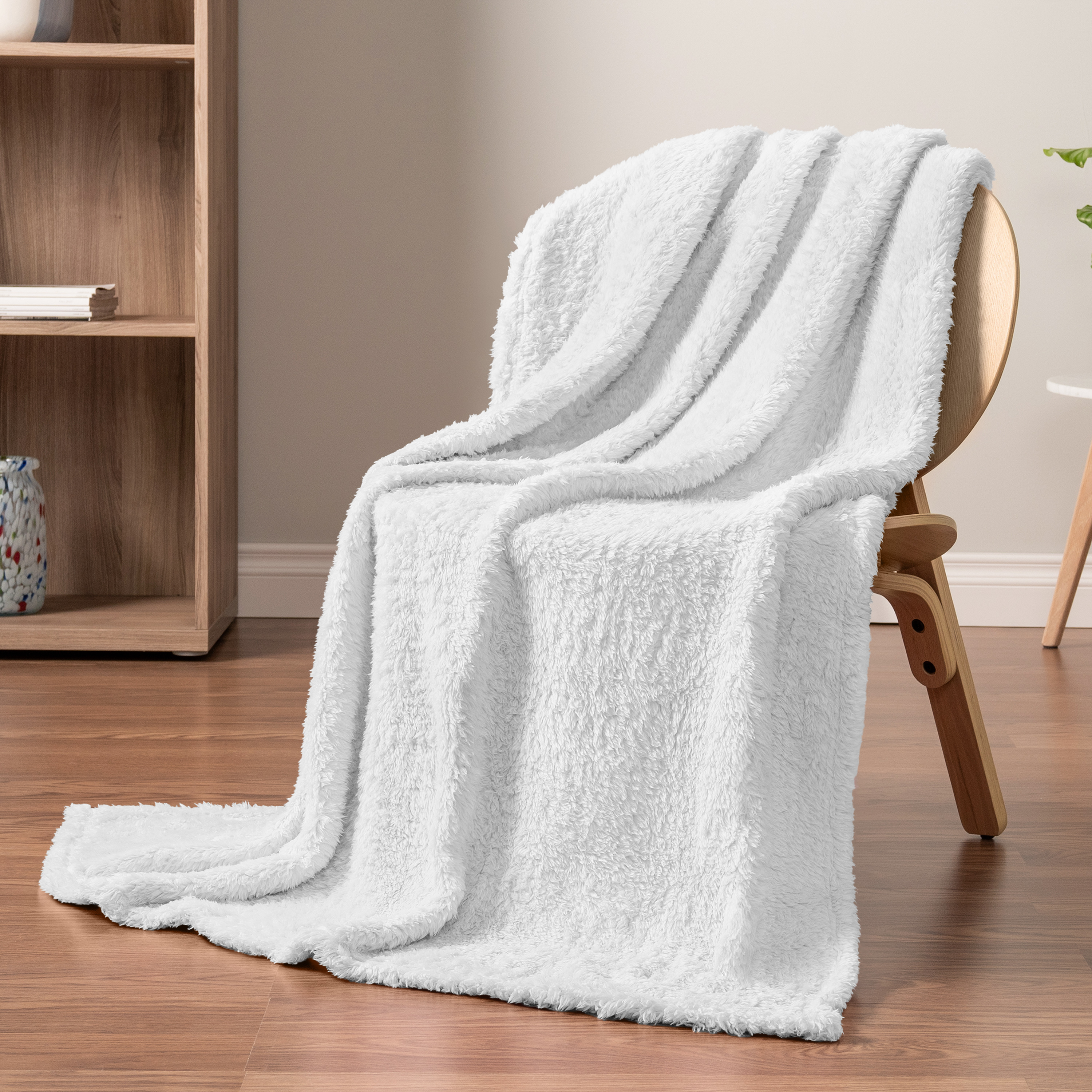Super Soft Blanket Lightweight Sherpa Fleece Warm Fluffy Throws Couch Sofa Bed - Picture 154 of 169