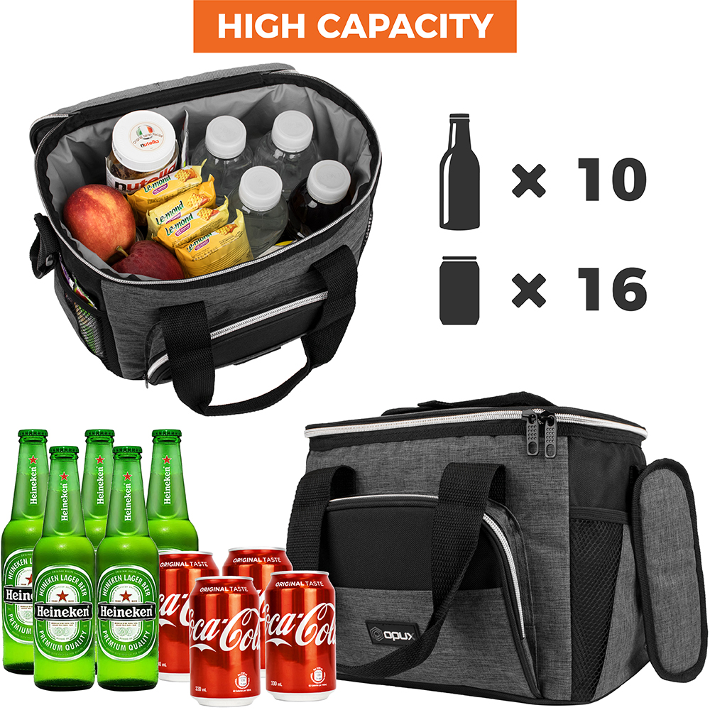 Insulated Lunch Bag for Men Women Large Leakproof Lunch Tote Cooler Work Picnic - Picture 11 of 47
