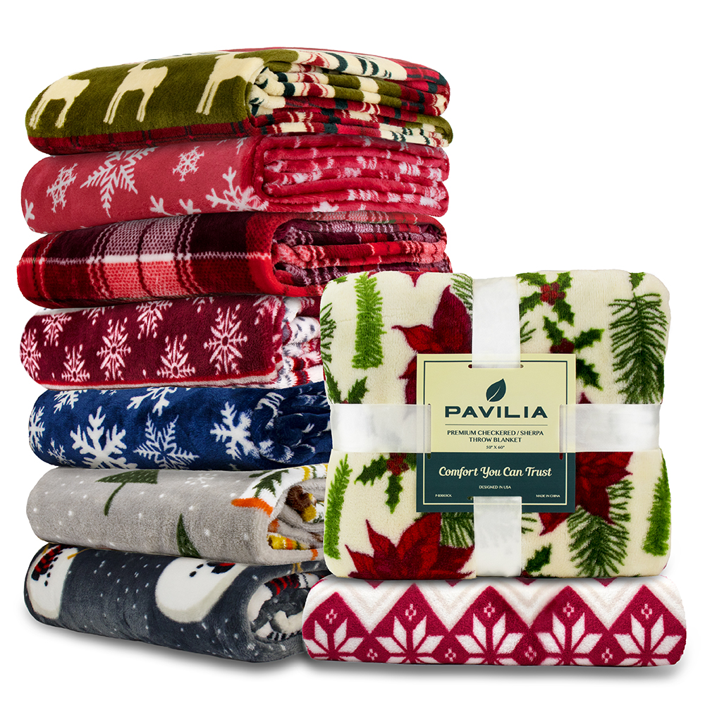 Throw Blanket for Sofa Couch Bed Lightweight Microfiber Polyester Waffle Pattern - Picture 160 of 190