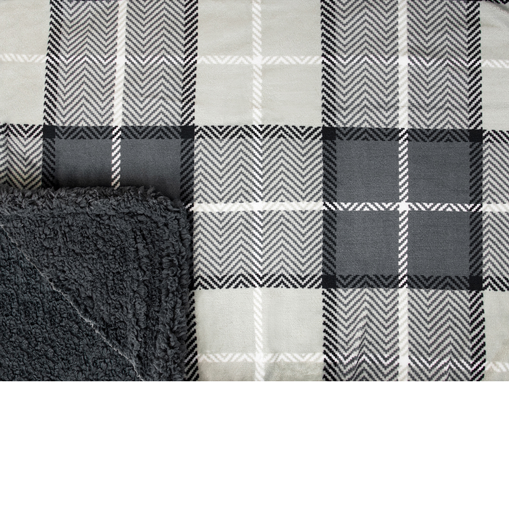 Plaid Buffalo Checker Christmas Throw Blanket Soft Sherpa Fleece for ...