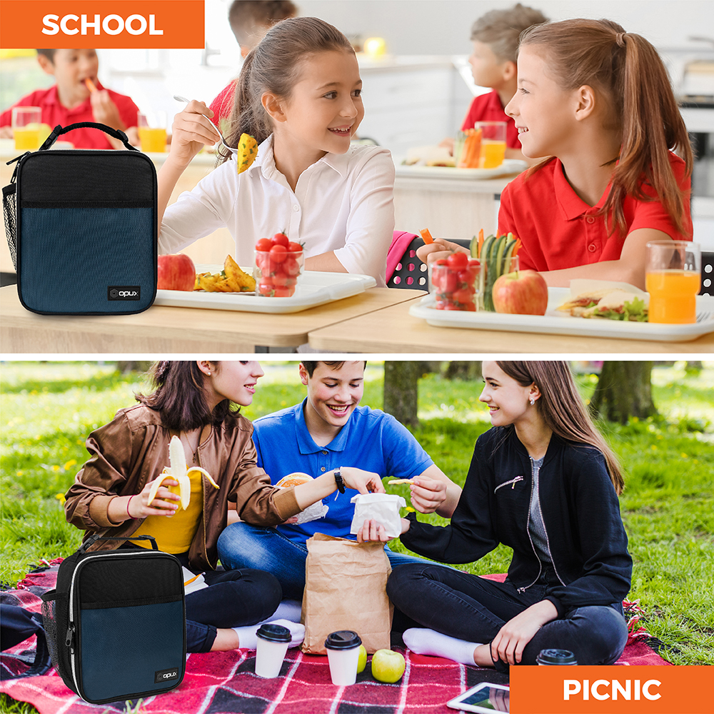 Insulated Lunch Bag Adult Lunch Box for Work School Men Women Kids Leakproof