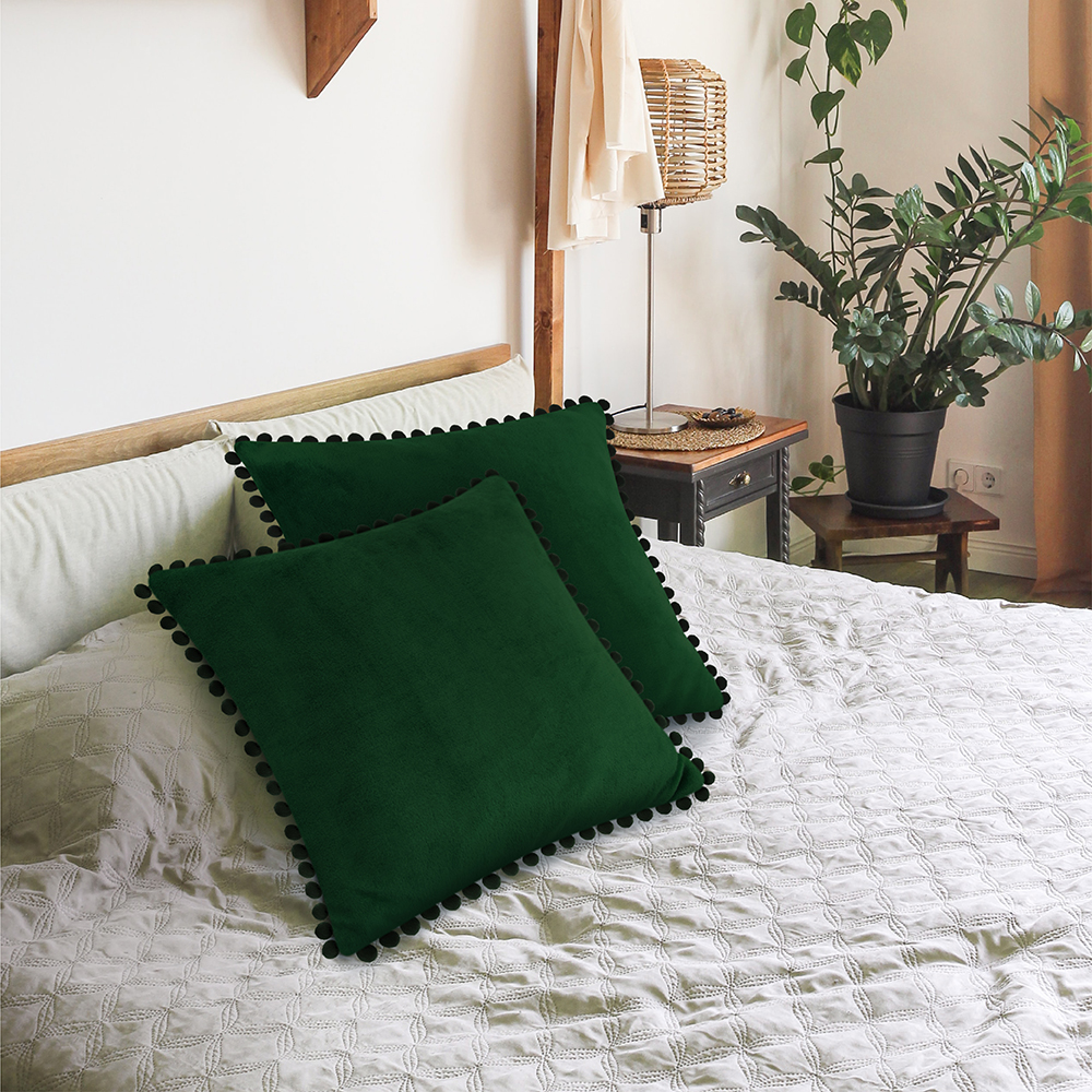 Juego de 2 fundas de almohada de terciopelo suave decoración de sofá - Imagen 61 de 122
