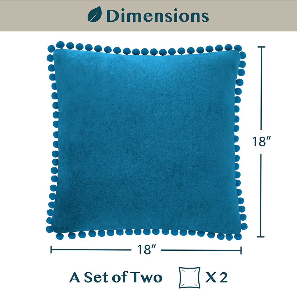 Juego de 2 fundas de almohada de terciopelo suave decoración de sofá - Imagen 86 de 122