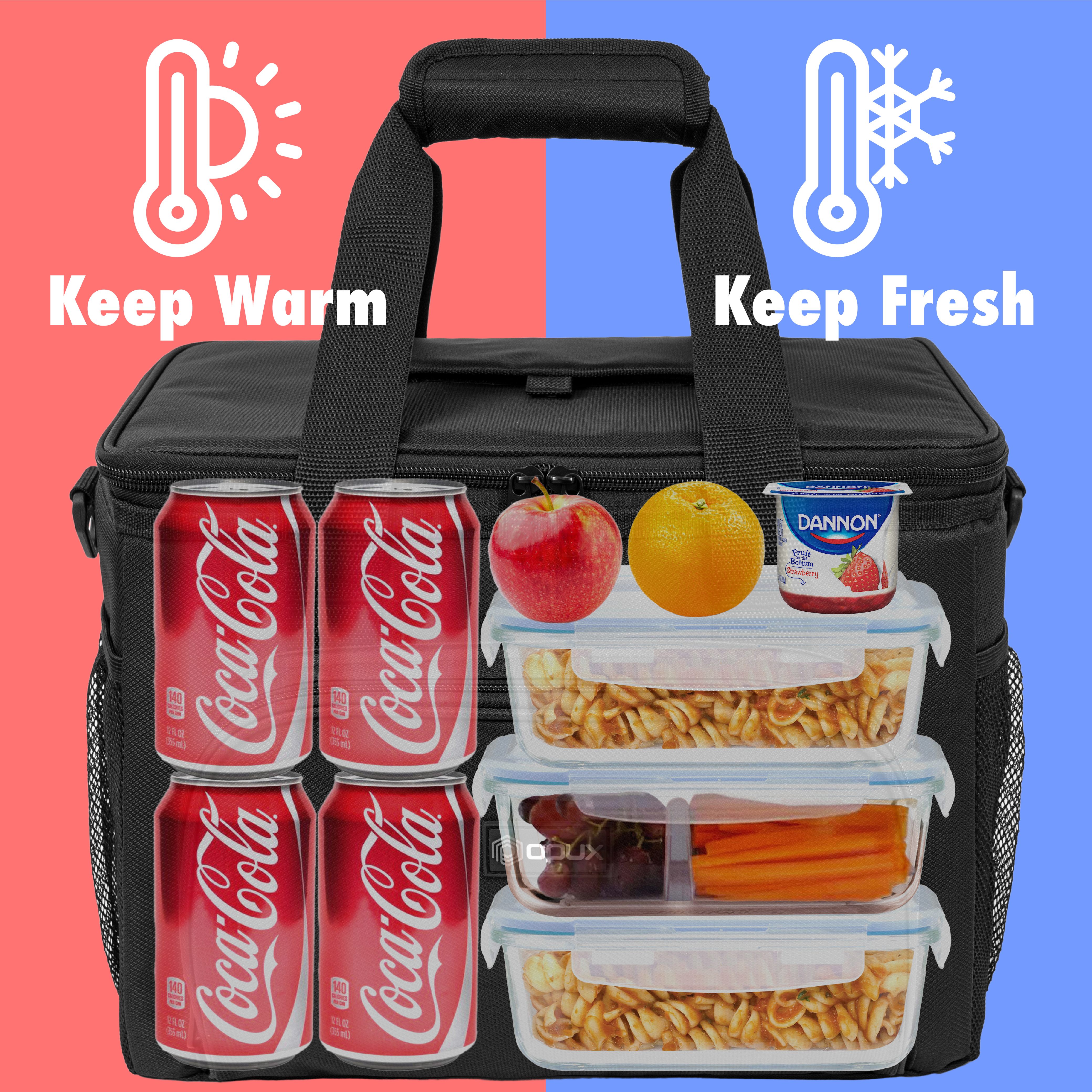 Large Insulated Lunch Bag Mini Cooler for Adults For Travel Women Men Leakproof - Picture 13 of 63