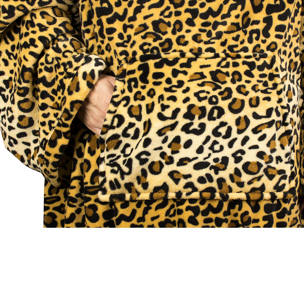 Fleece Wearable TV Blanket with Sleeves Front Pocket Robe Warn Soft Blanket Gift - Picture 32 of 168