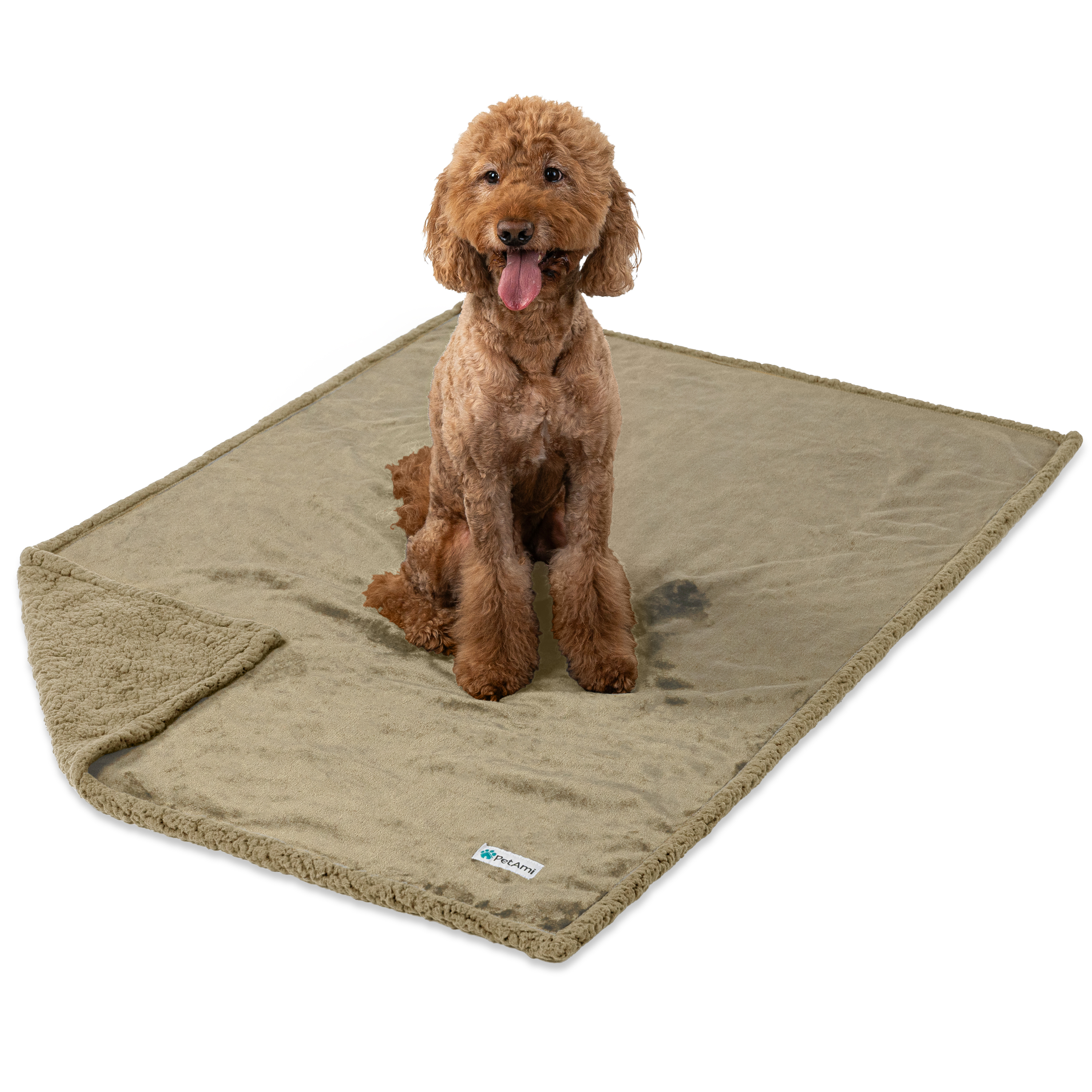 WASSERDICHTE Hundedecke für Haustierbett Couch Möbel Welpe Katze Sherpa Fleece weich - Bild 134 von 146