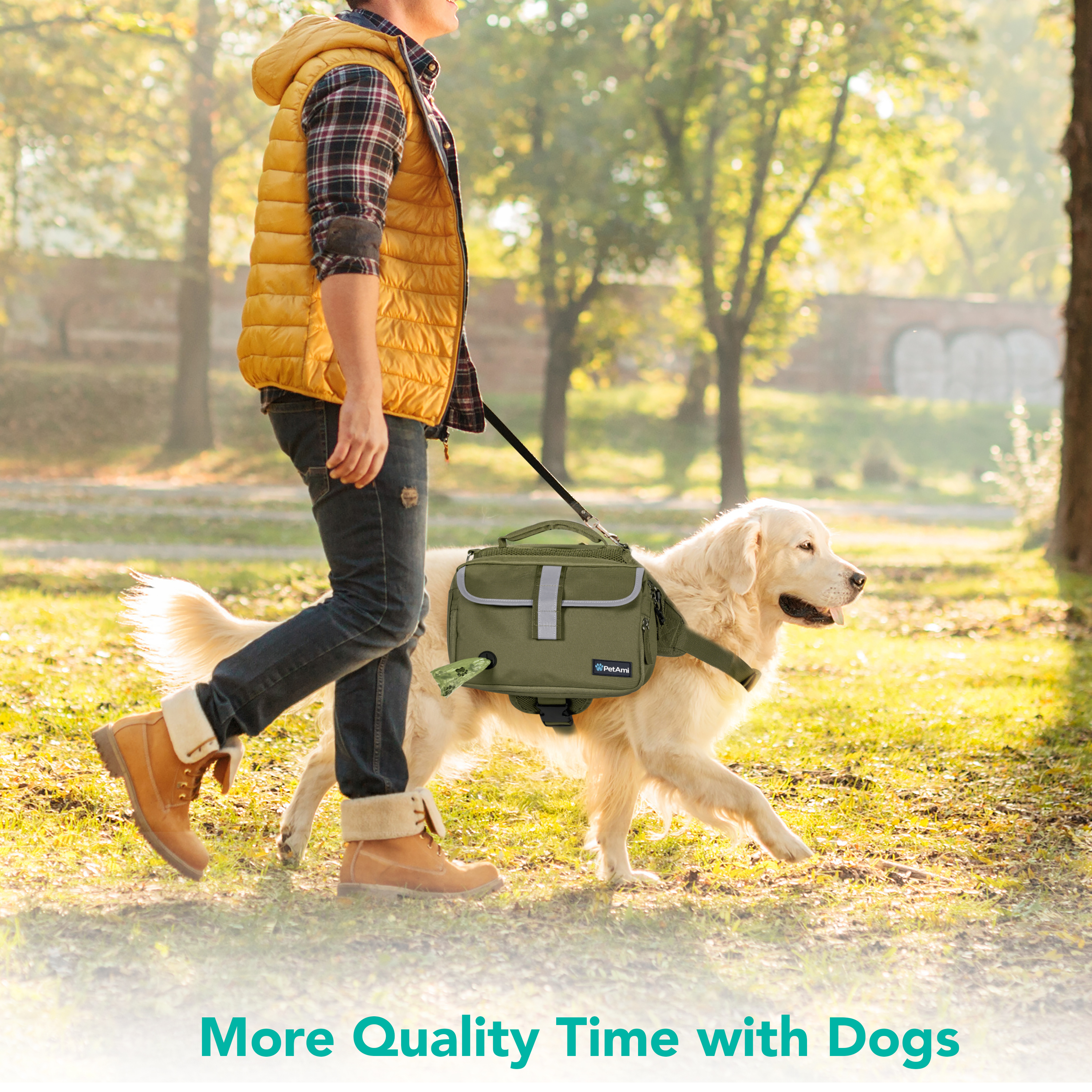Dog Harness Backpack for Medium Large Dogs Hiking Pet Backpack Saddle Bag Pack Dog Harness Backpack for Medium Large Dogs Hiking Pet Backpack Saddle Bag Pack