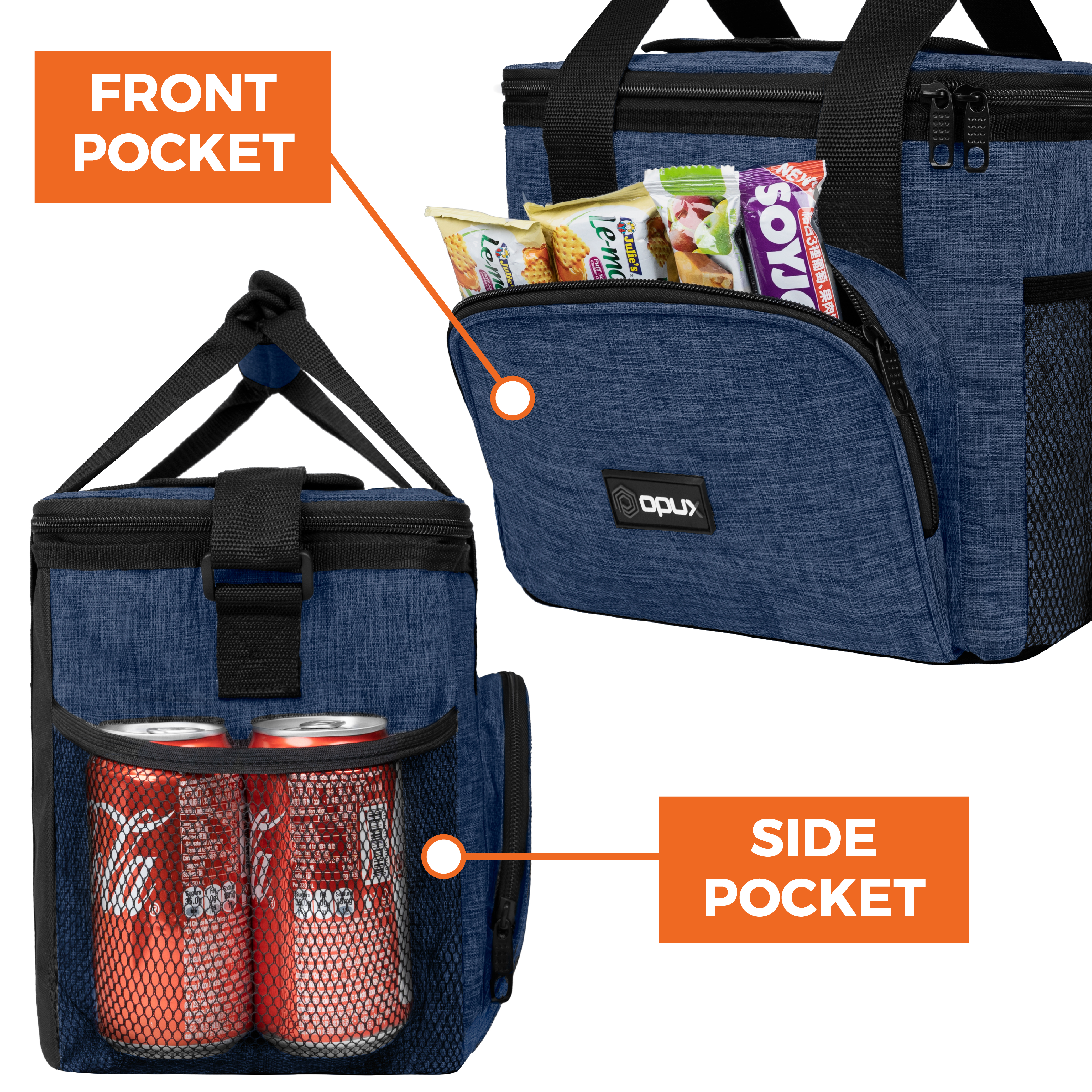 Large Insulated Lunch Bag Mini Cooler for Adults For Travel Women Men Leakproof - Picture 50 of 63